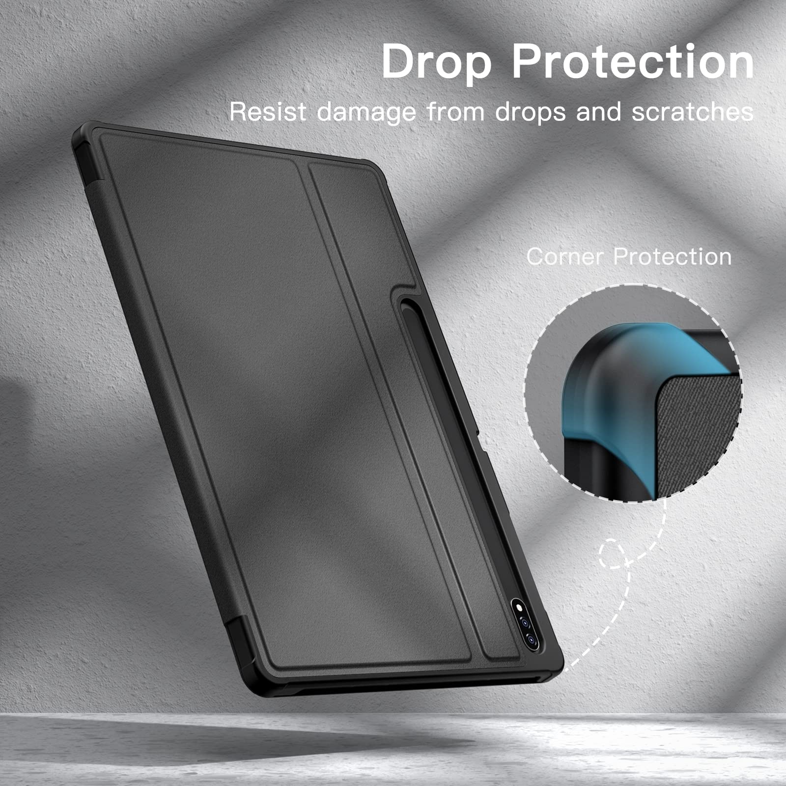 Foto 7 pulgar | Funda Jetech Para Samsung Galaxy Tab S8 Plus 2022/ S7 Fe 2021 - Venta Internacional.