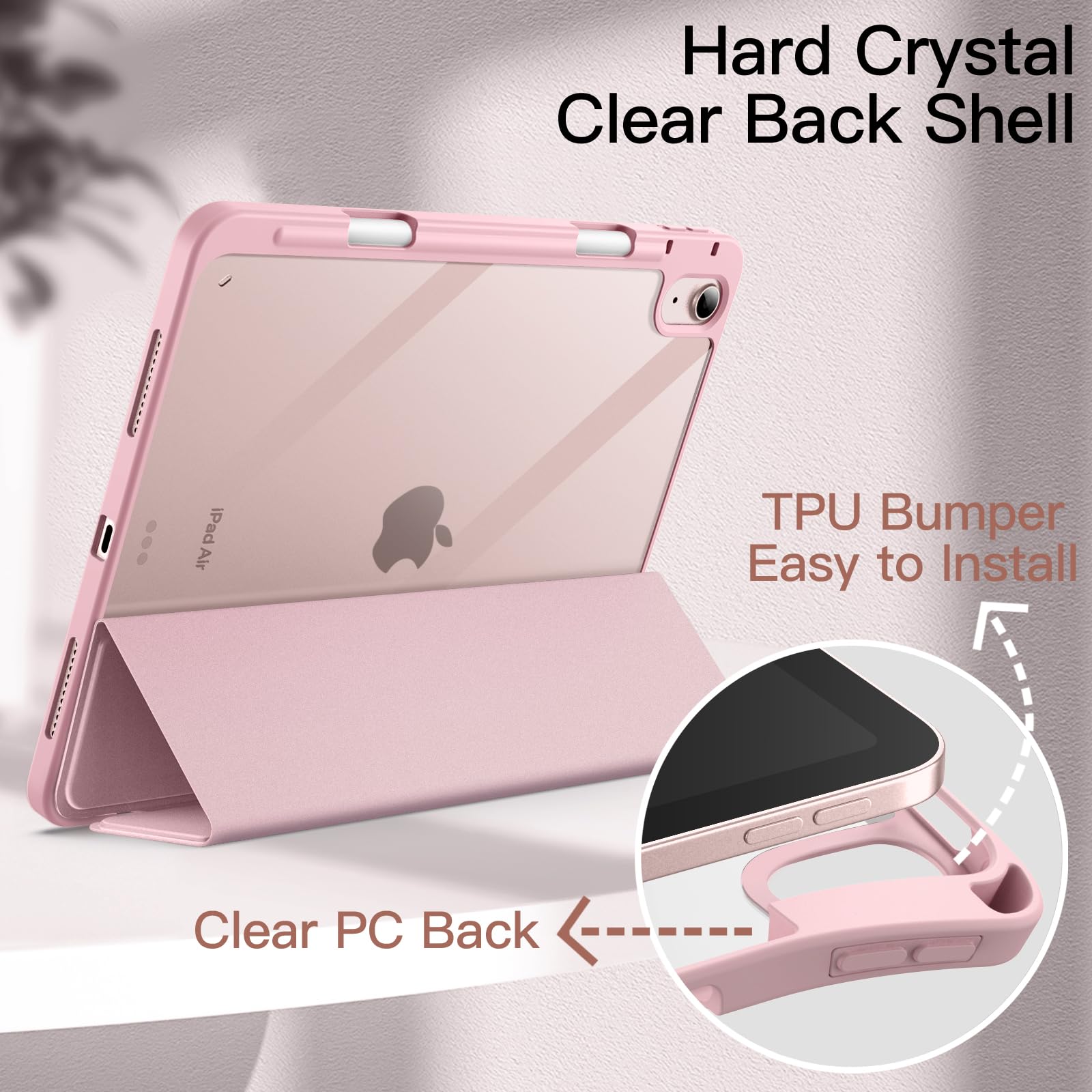 Foto 3 | Funda Jetech Para Ipad Air 11 M3/m2 (2025/2024), Air 5/4 (2022/2020) - Venta Internacional.