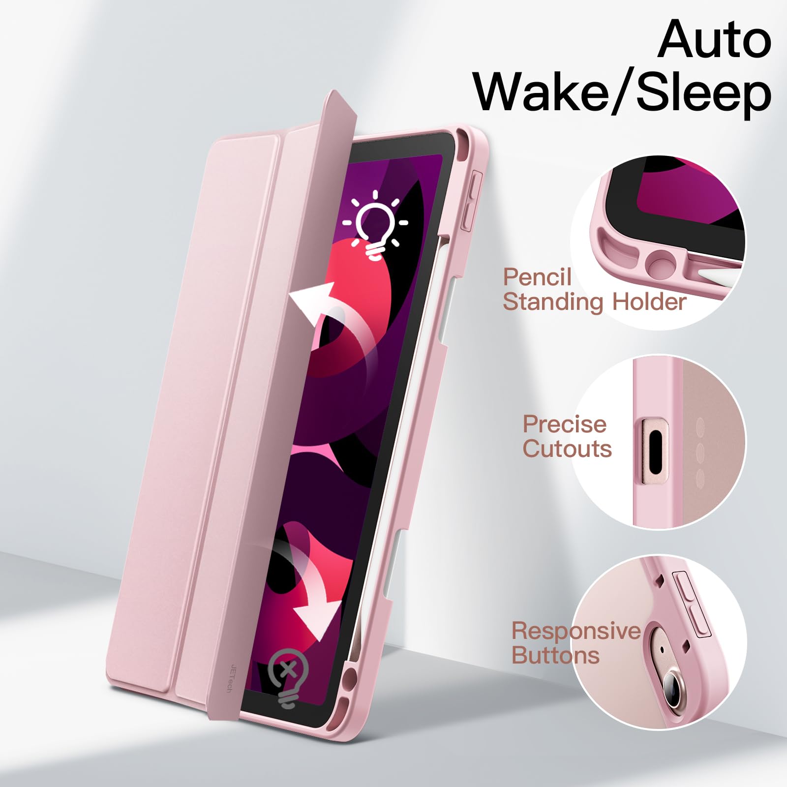 Foto 6 | Funda Jetech Para Ipad Air 11 M3/m2 (2025/2024), Air 5/4 (2022/2020) - Venta Internacional.