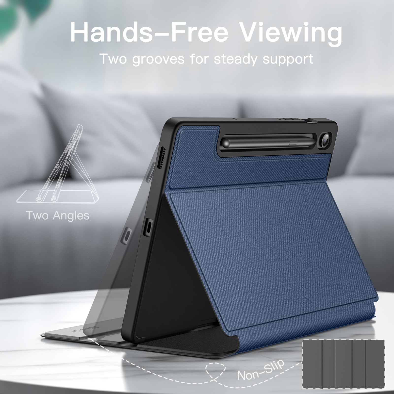 Foto 4 pulgar | Funda Jetech Para Samsung Galaxy Tab S10 Fe/s9 Fe 10.9 Pulgadas - Venta Internacional.