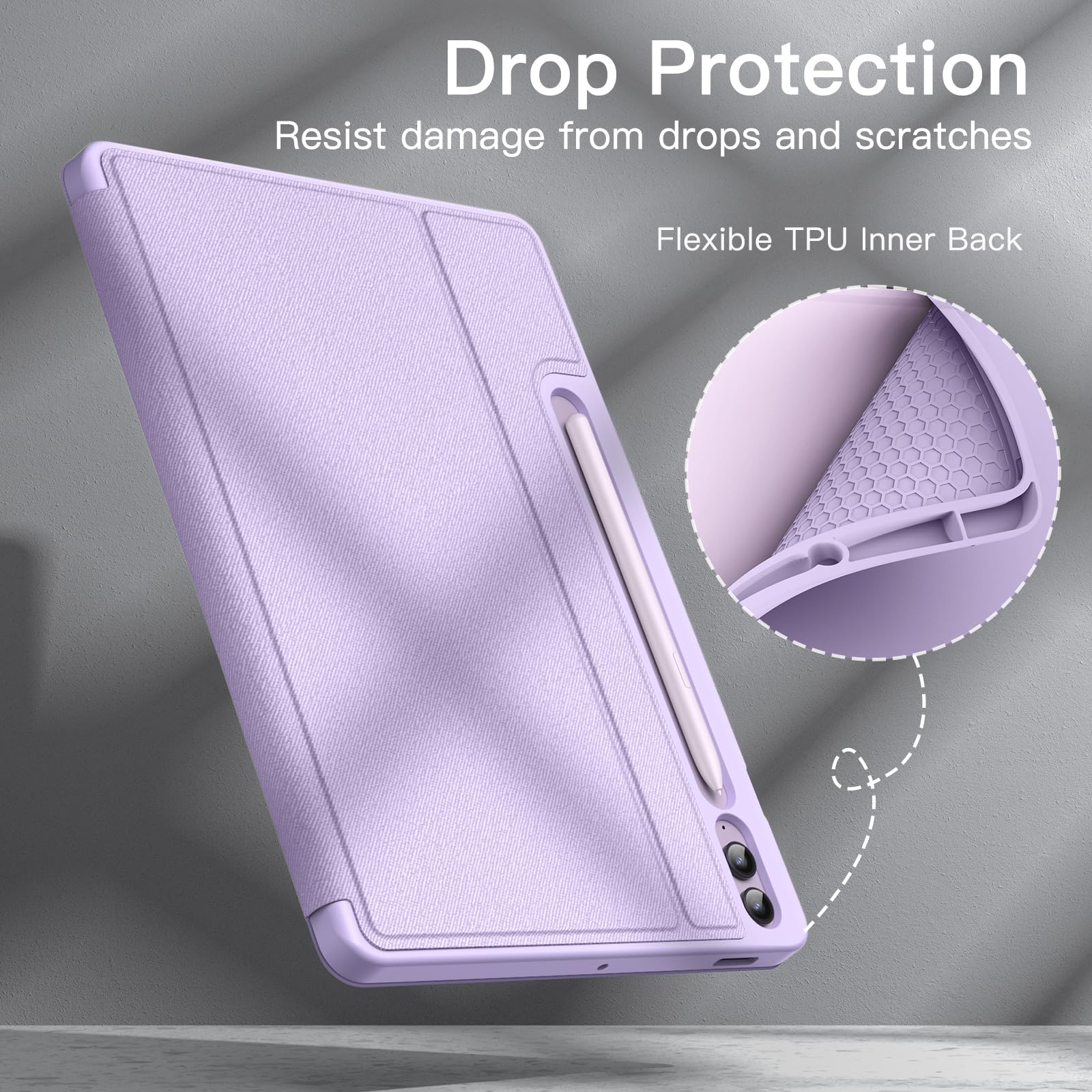 Foto 7 pulgar | Funda Jetech Para Samsung Galaxy Tab S9 Fe+/s9 Fe Plus De 12,4 Pulgadas - Venta Internacional.