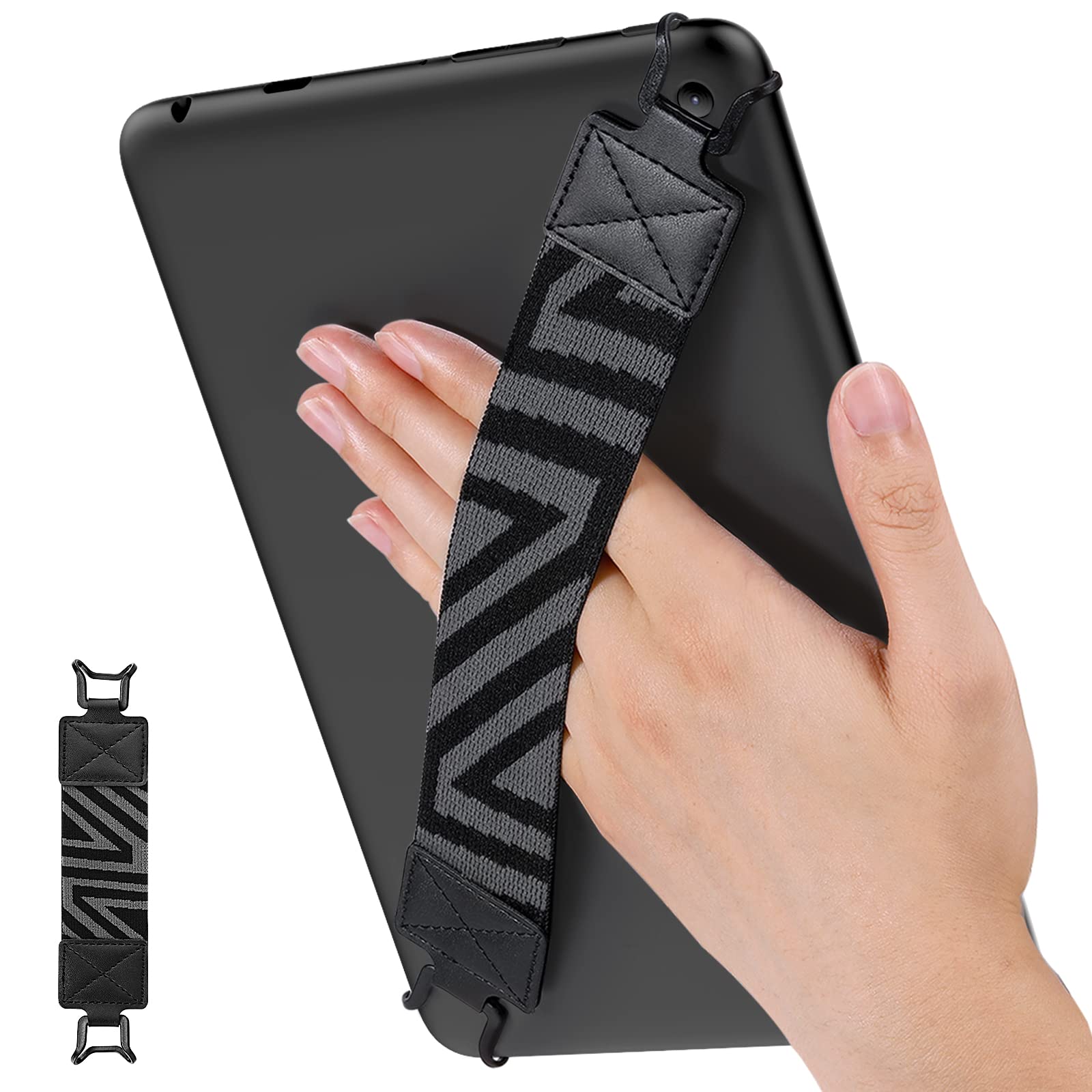 Correa De Mano Moko Security Para Tableta De 9 A 11 Pulgadas, Color Negro - Venta Internacional.