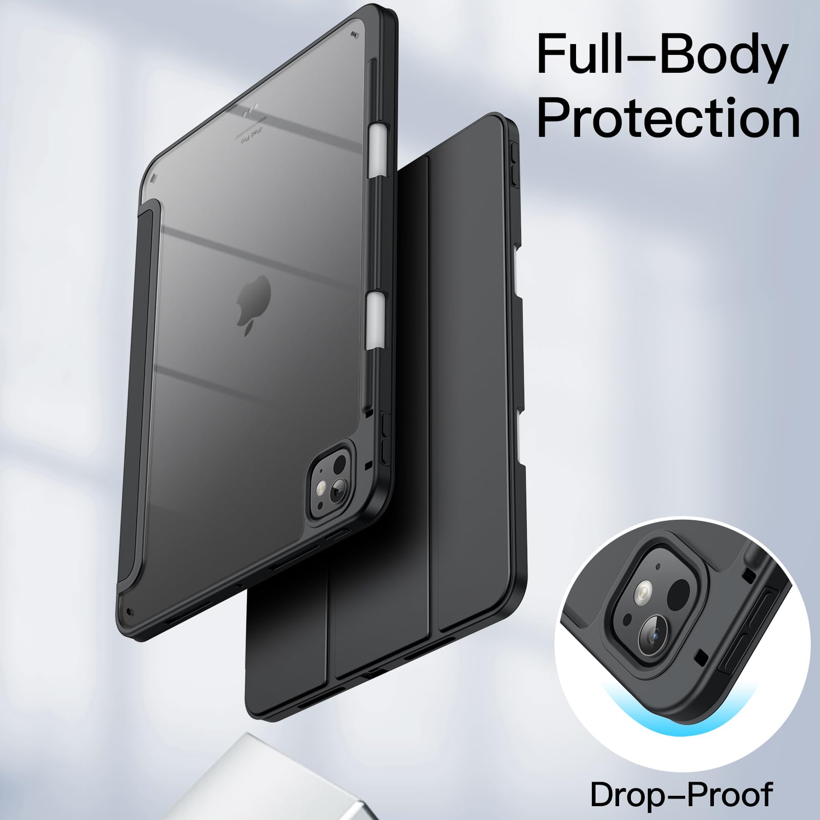 Foto 4 | Funda Jetech Para Ipad Pro M4 2024 De 11 Pulgadas Con Soporte Para Lápices - Venta Internacional.