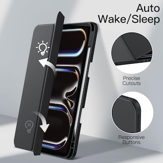 Foto 6 | Funda Jetech Para Ipad Pro M4 2024 De 11 Pulgadas Con Soporte Para Lápices - Venta Internacional.