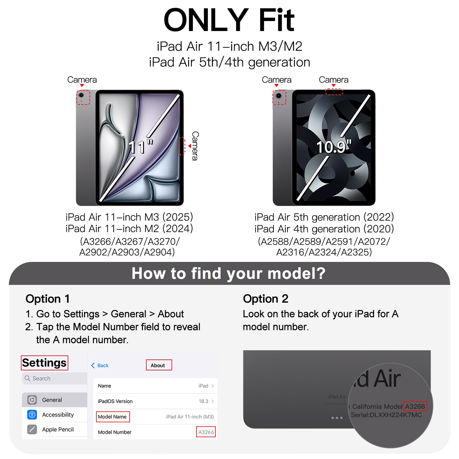 Foto 3 pulgar | Funda Jetech Para Ipad Air 11 M3/m2 (2025/2024), Air 5/4 (2022/2020) - Venta Internacional.