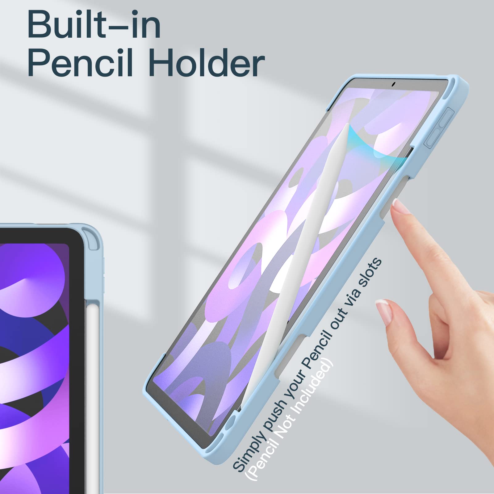 Foto 5 | Funda Jetech Para Ipad Air 11 M3/m2 (2025/2024), Air 5/4 (2022/2020) - Venta Internacional.