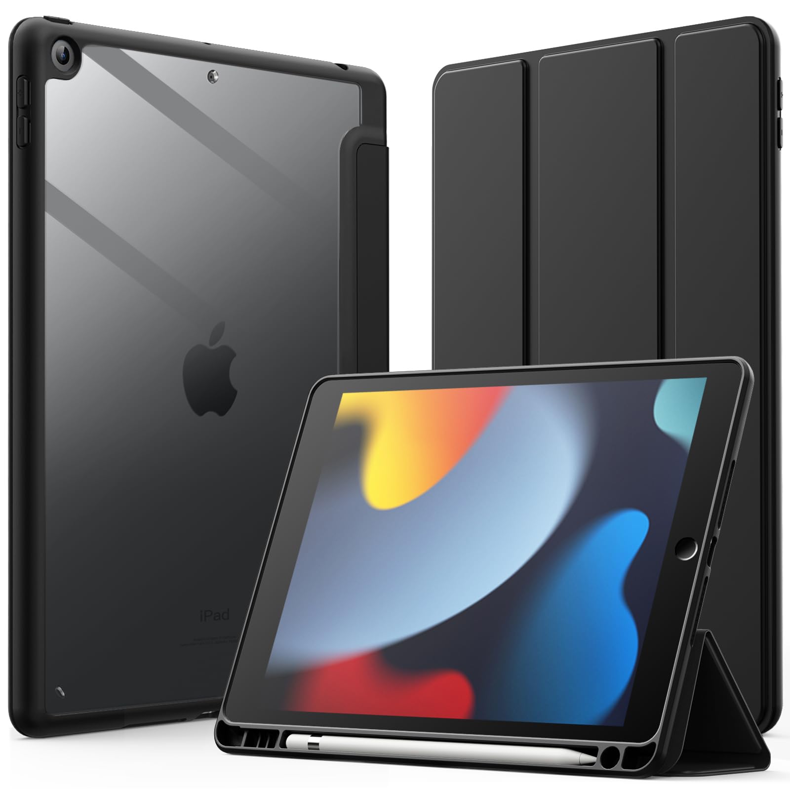 Foto 2 pulgar | Funda Jetech Para Ipad 10.2 (9.ª, 8.ª Generación) Con Soporte Para Lápices - Venta Internacional.
