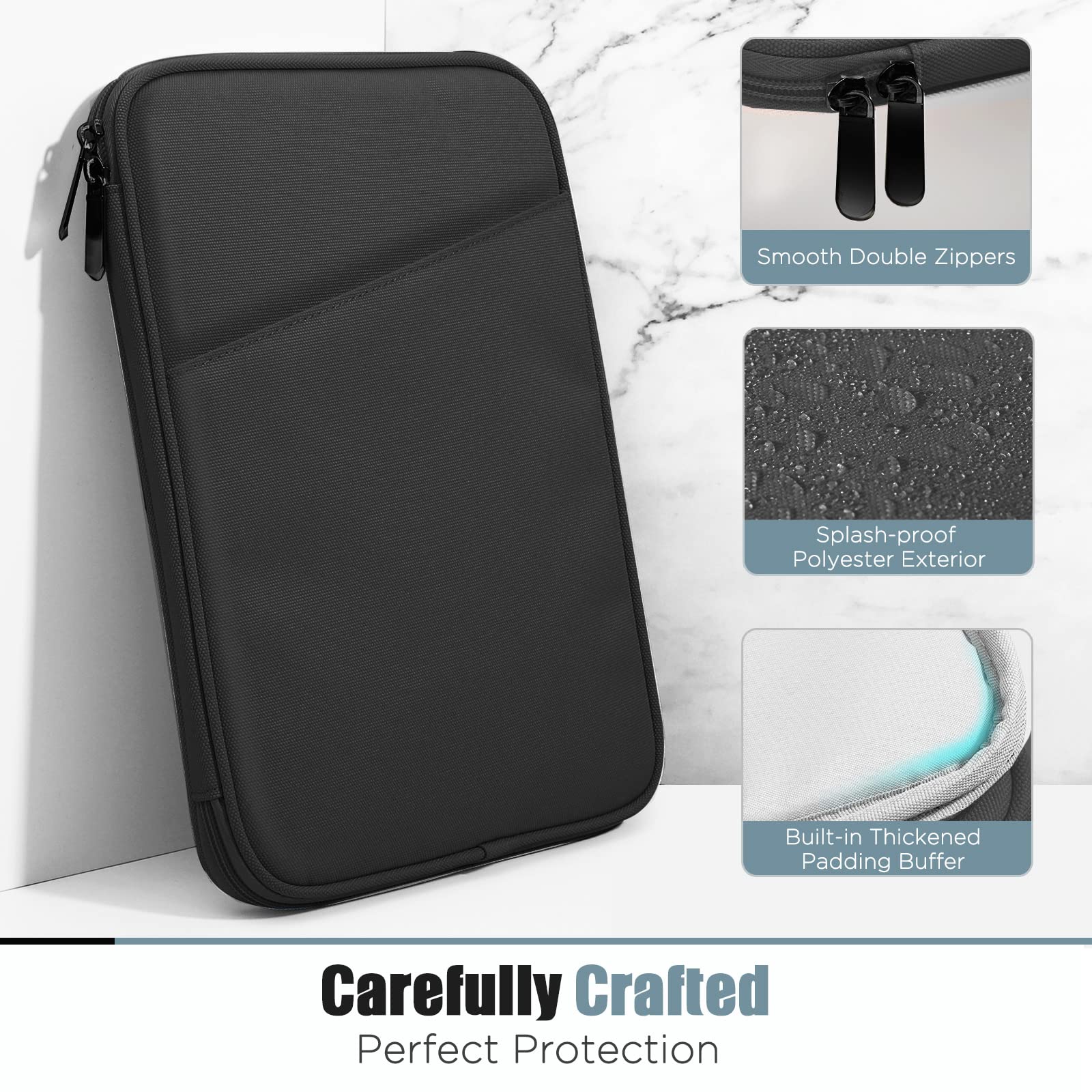 Foto 5 pulgar | Funda Para Tablet Timovo 9-11 Para Ipad 11 Pulgadas A16 2025 Negra - Venta Internacional.