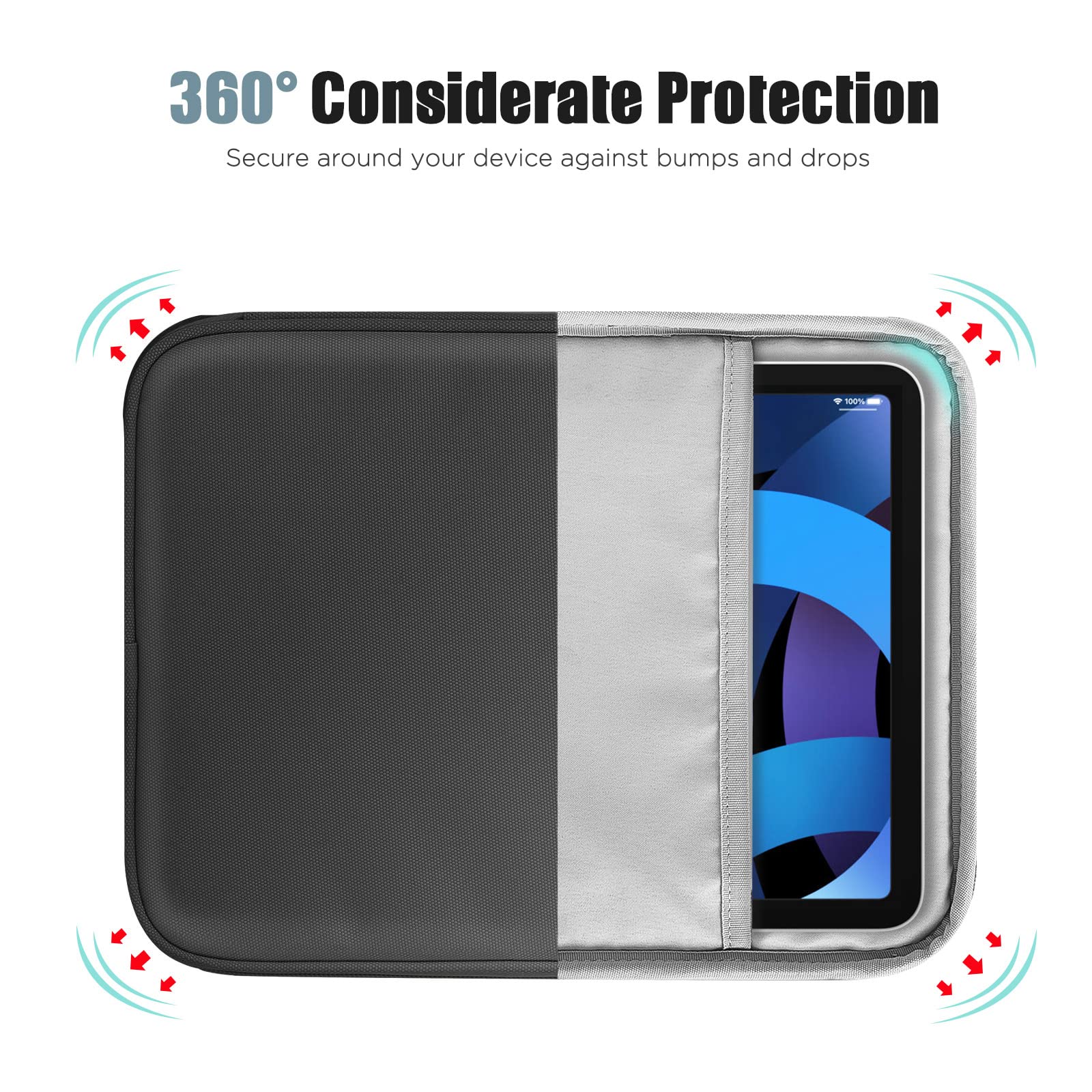 Foto 6 pulgar | Funda Para Tablet Timovo 9-11 Para Ipad 11 Pulgadas A16 2025 Negra - Venta Internacional.