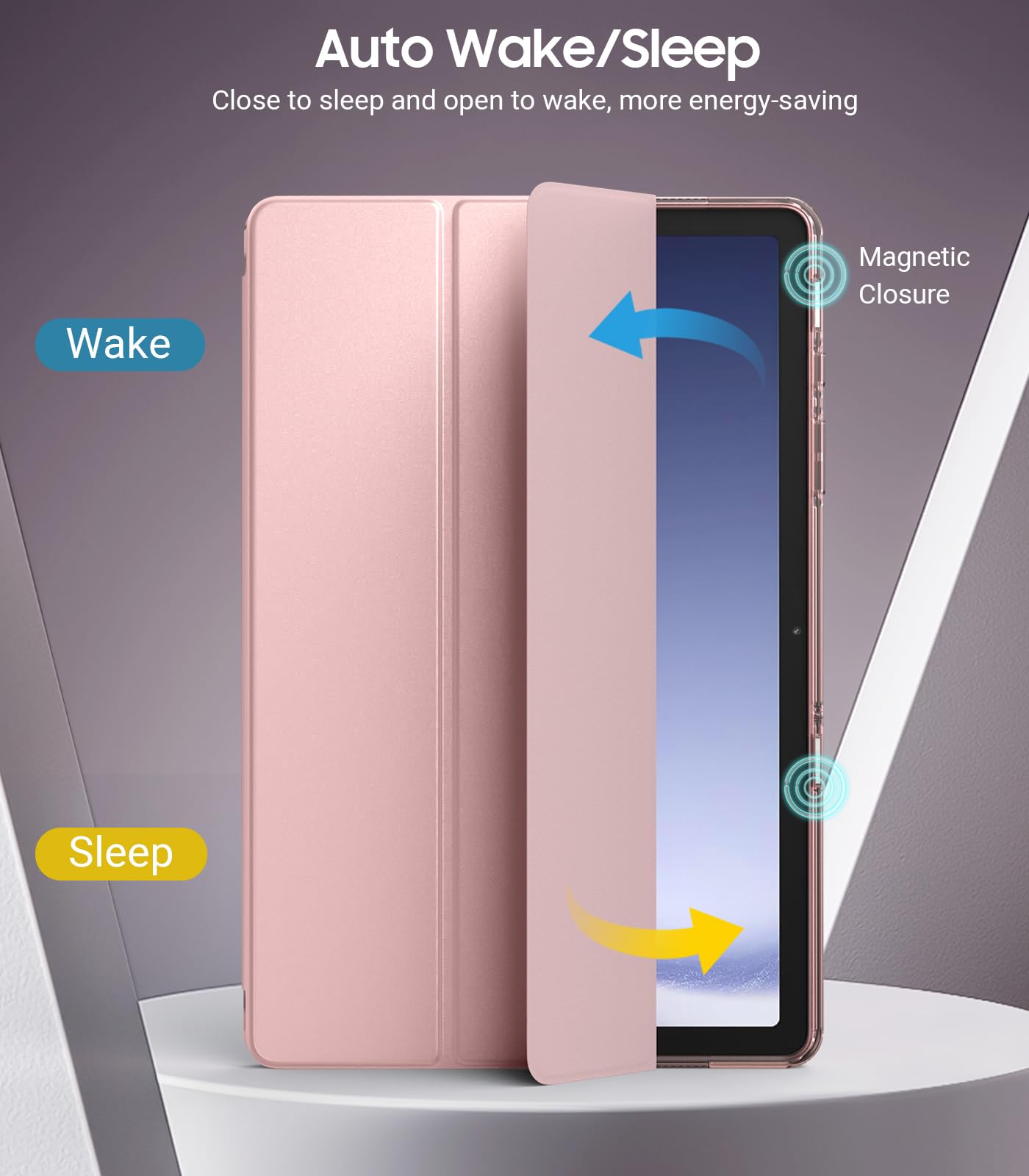 Foto 6 | Funda Timovo Para Samsung Galaxy Tab A9+ 11 2023 Con Función De Encendido Y Apagado Automáticos - Venta Internacional.