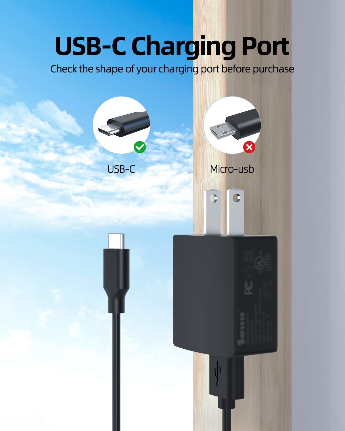 Foto 3 | Cargador Ac Para Samsung Galaxy Tab A7 10.4 (2020) /tab A7 Lite - Venta Internacional.