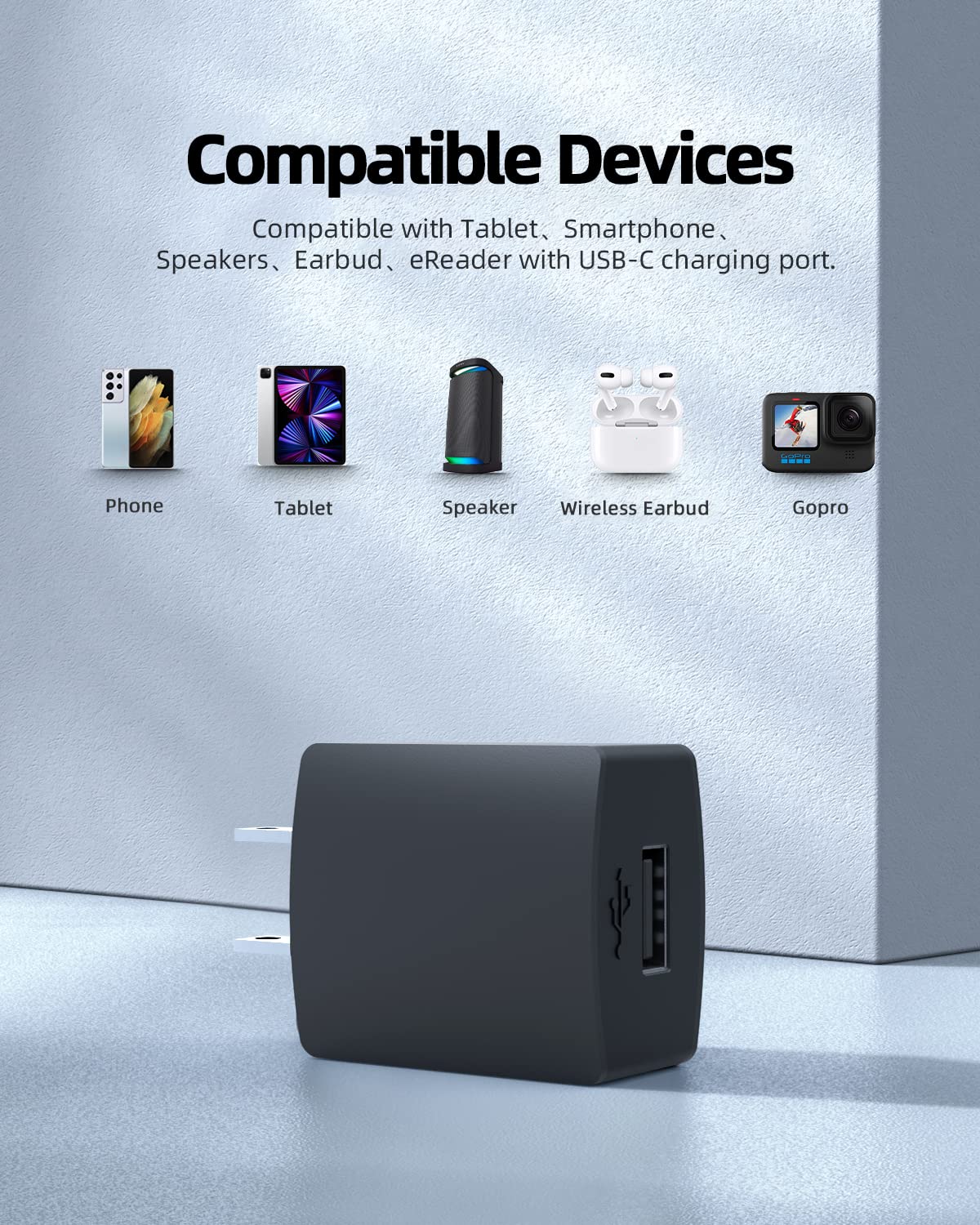 Foto 4 | Cargador Ac Para Samsung Galaxy Tab A7 10.4 (2020) /tab A7 Lite - Venta Internacional.
