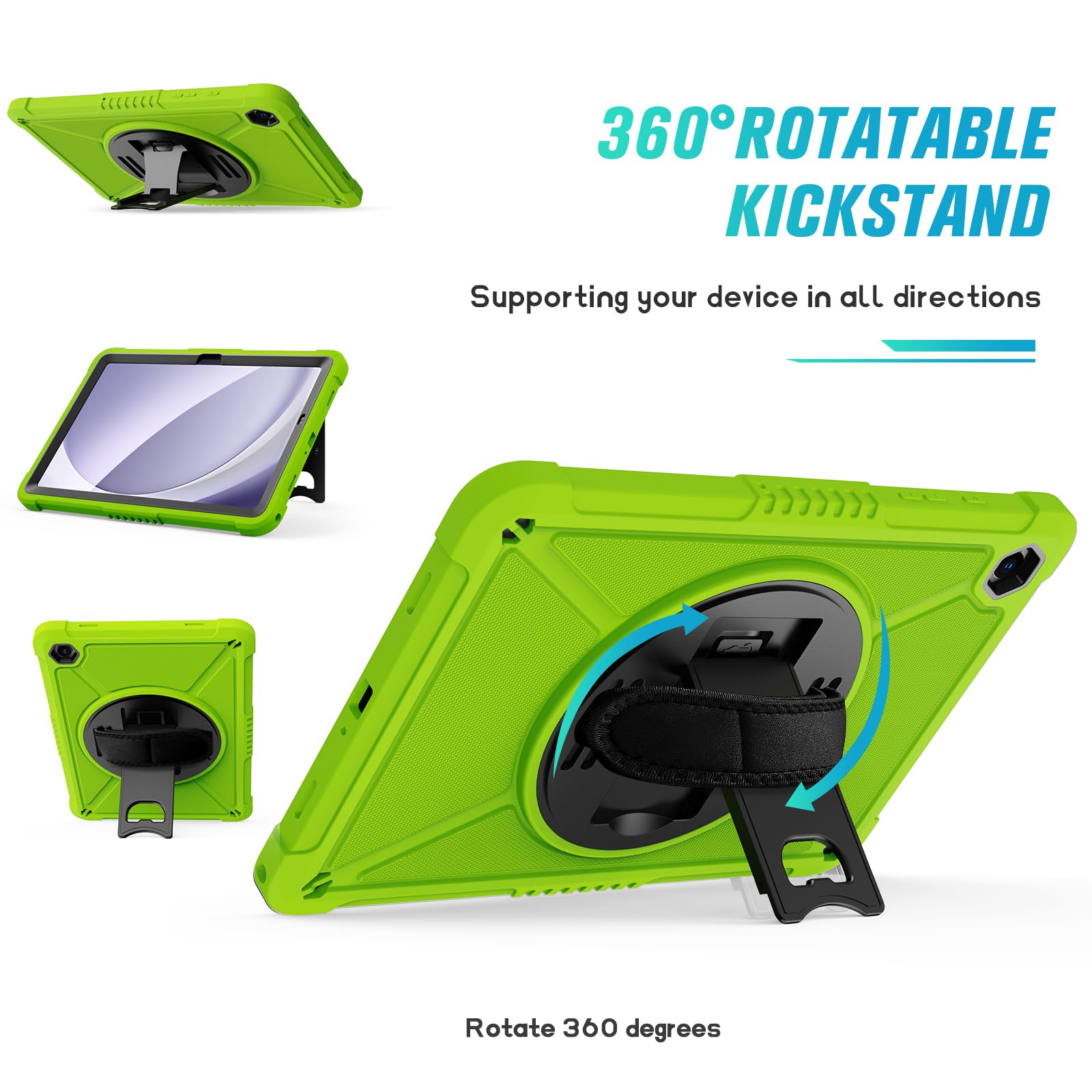 Foto 5 | Funda Ztotopcases Para Samsung Galaxy Tab A9+ 11'' 2023 Verde - Venta Internacional.