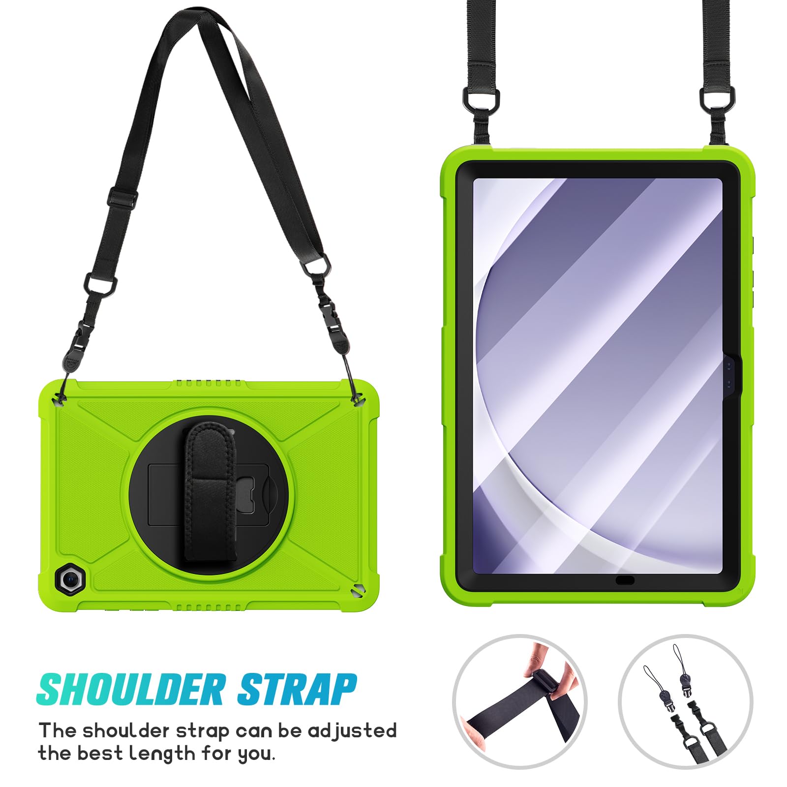 Foto 6 | Funda Ztotopcases Para Samsung Galaxy Tab A9+ 11'' 2023 Verde - Venta Internacional.