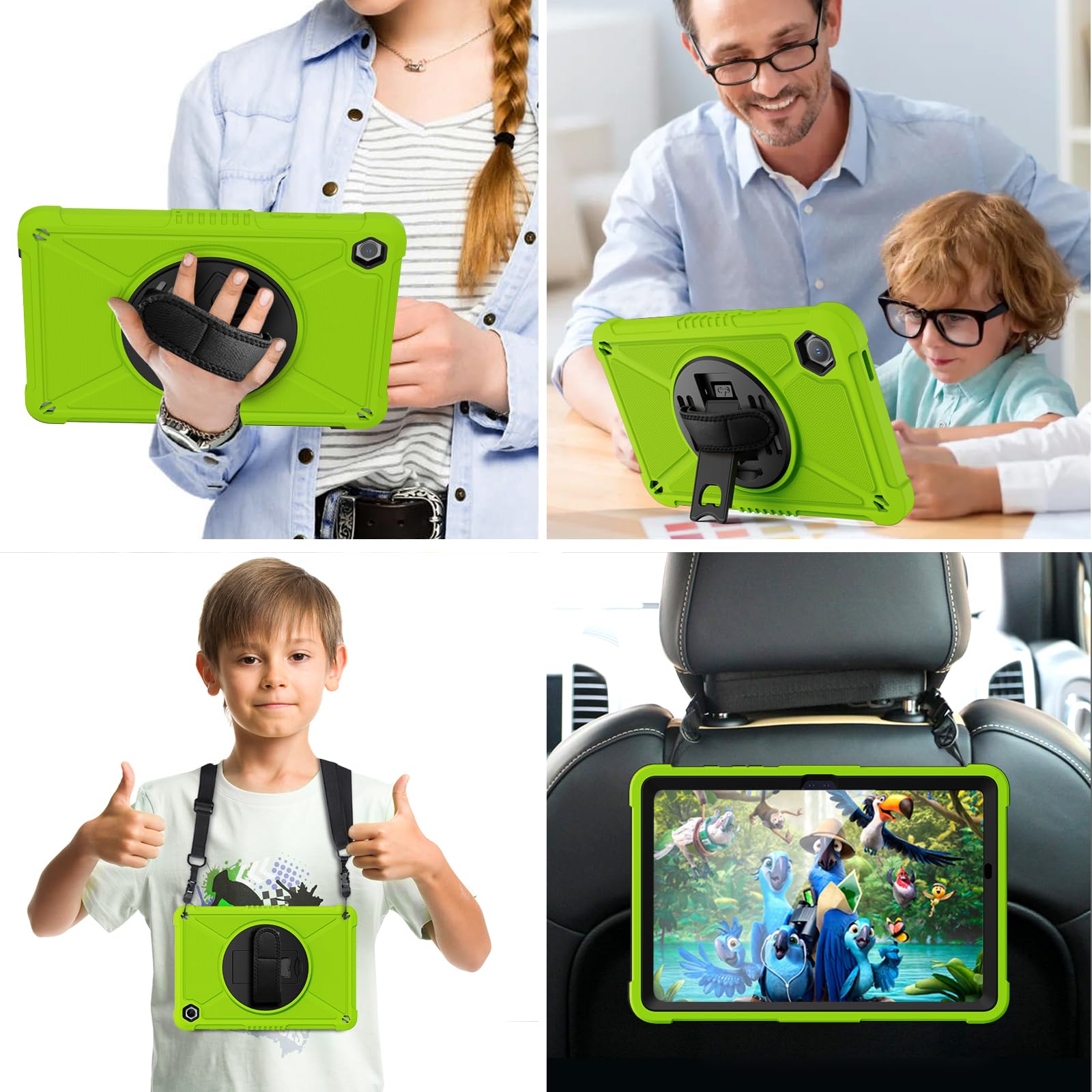 Foto 7 | Funda Ztotopcases Para Samsung Galaxy Tab A9+ 11'' 2023 Verde - Venta Internacional.