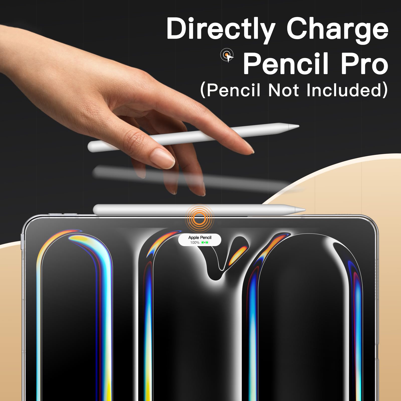 Foto 4 | Funda Jetech Clear Para Ipad Pro M4 (2024) De 13 Pulgadas, Antiamarilla - Venta Internacional.