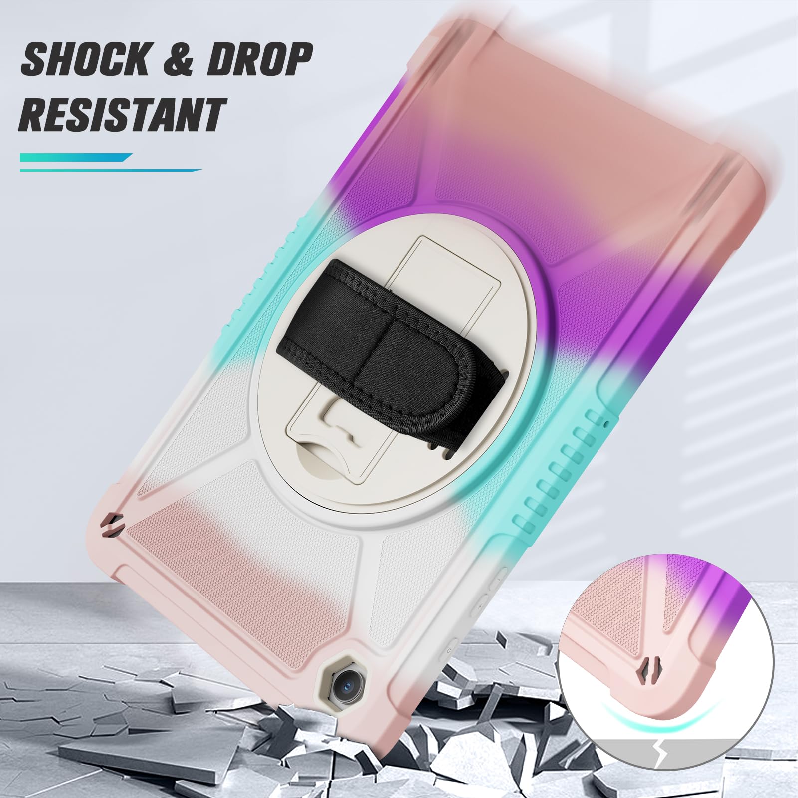 Foto 5 pulgar | Funda Ztotopcases A Prueba De Golpes Con Pantalla Para Samsung Galaxy Tab A9+ 11'' 2023 - Venta Internacional.