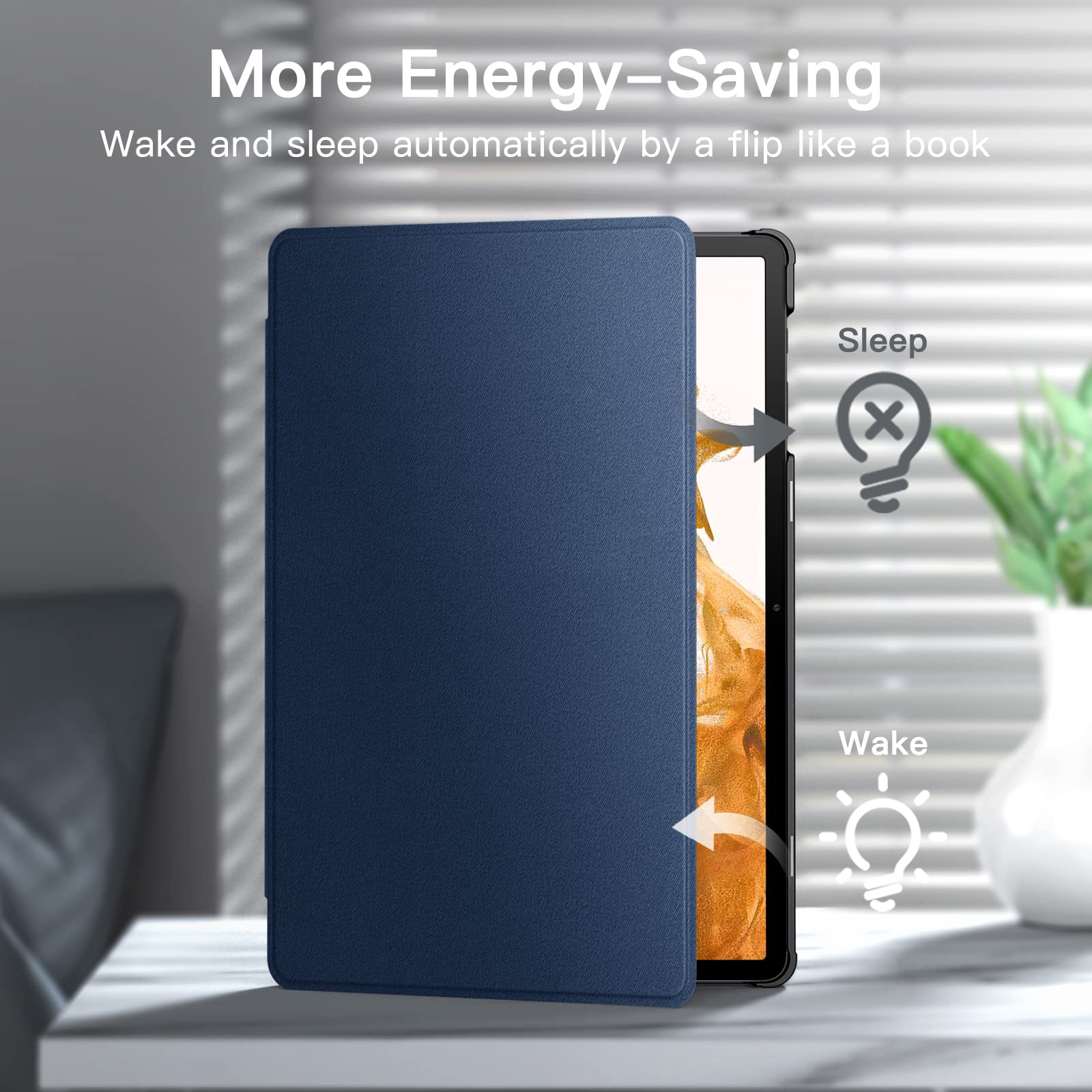 Foto 5 | Funda Jetech Para Samsung Galaxy Tab S8 Plus 2022/ S7 Fe 2021 - Venta Internacional.