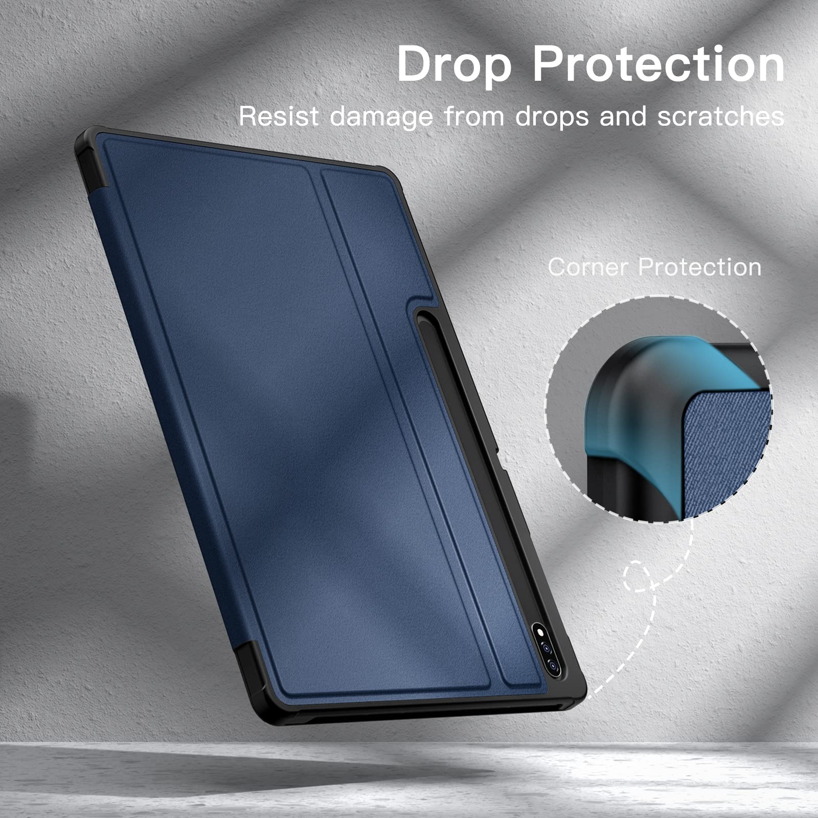 Foto 6 | Funda Jetech Para Samsung Galaxy Tab S8 Plus 2022/ S7 Fe 2021 - Venta Internacional.