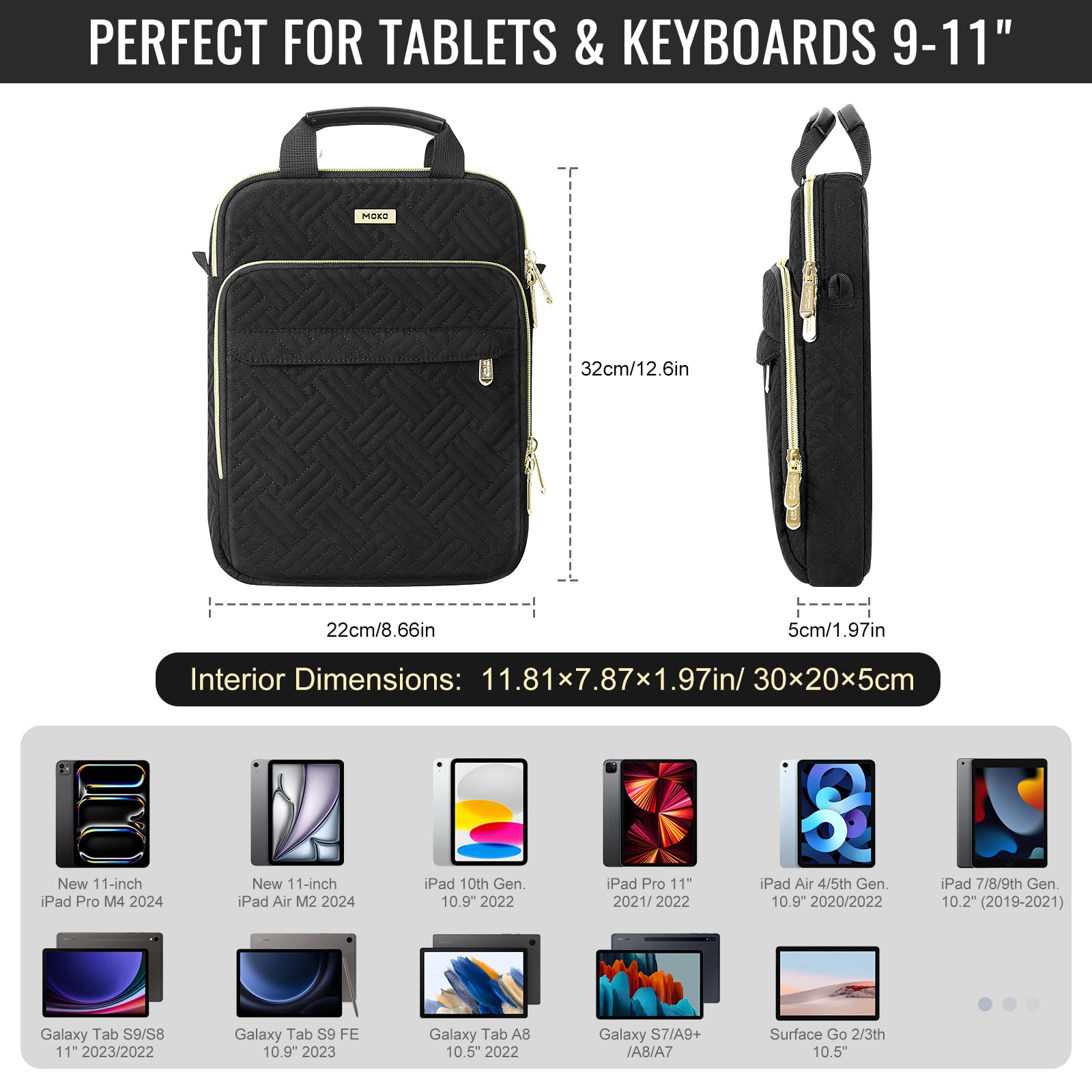 Foto 3 pulgar | Funda Para Tableta Moko Puffer De 11 Pulgadas Para Ipad Pro Y Air - Venta Internacional.