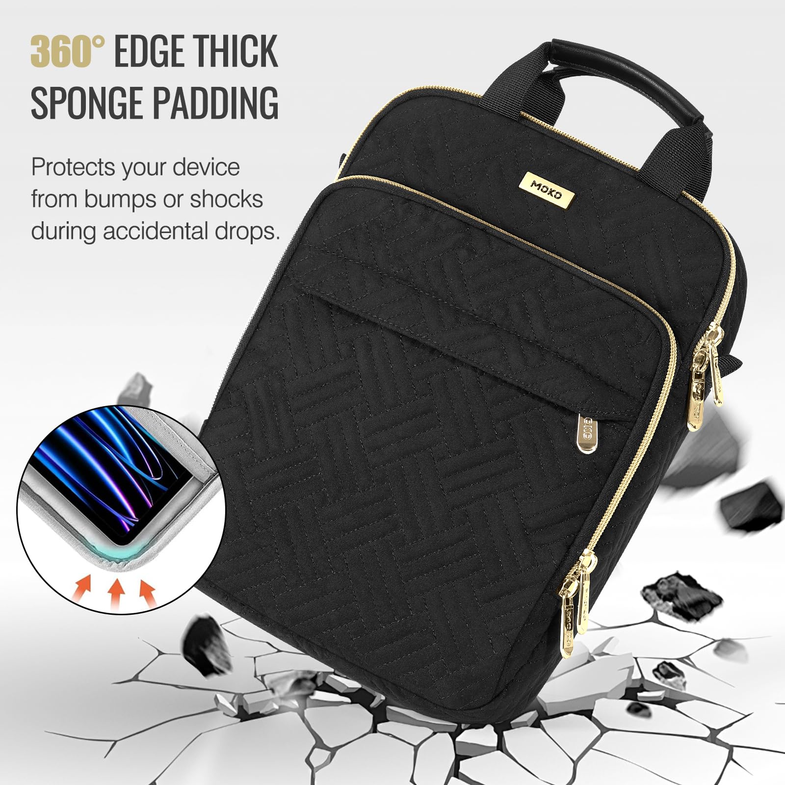 Foto 5 pulgar | Funda Para Tableta Moko Puffer De 11 Pulgadas Para Ipad Pro Y Air - Venta Internacional.