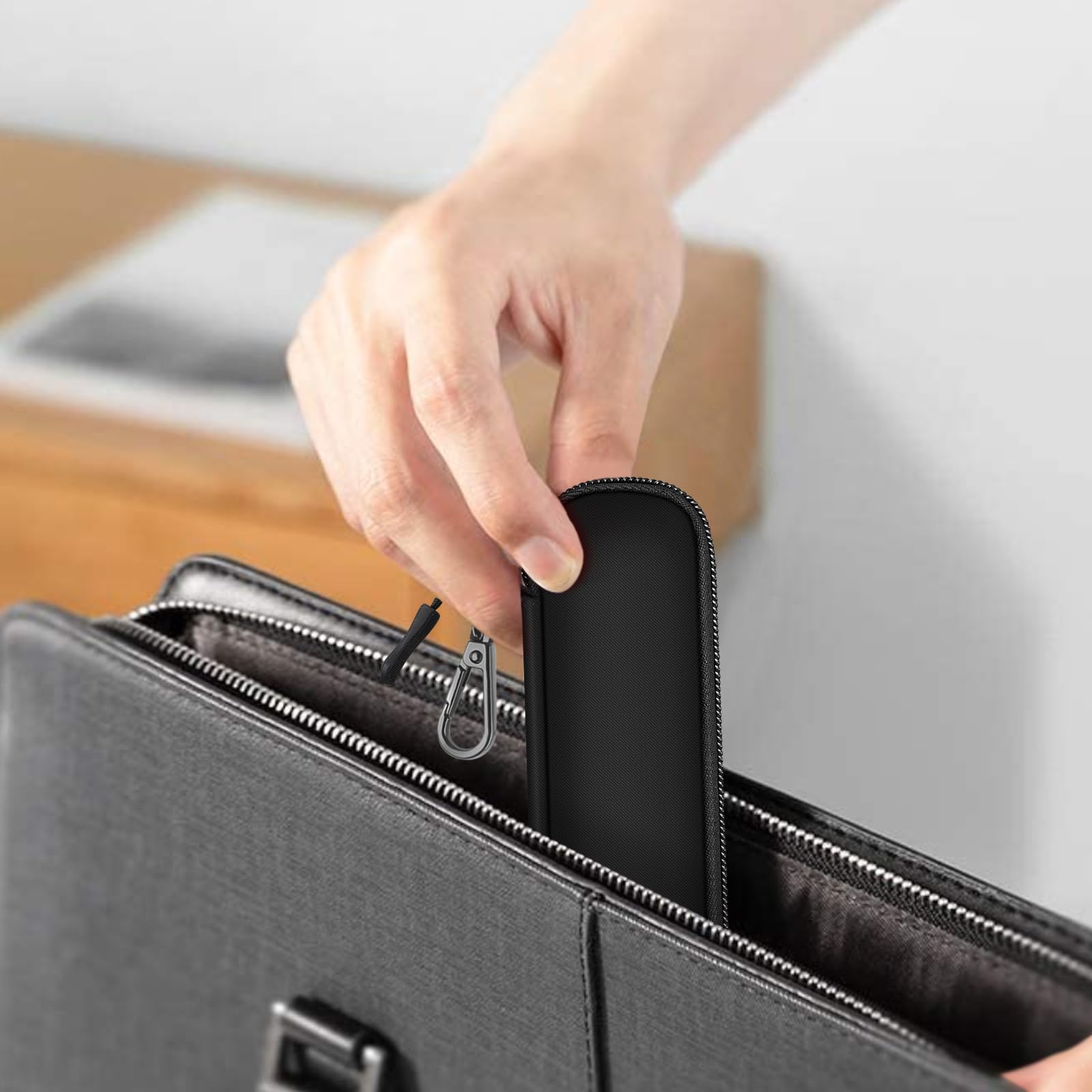 Foto 8 pulgar | Funda Portalápices Fintie Para Apple Pencil Pro, Color Negro - Venta Internacional.