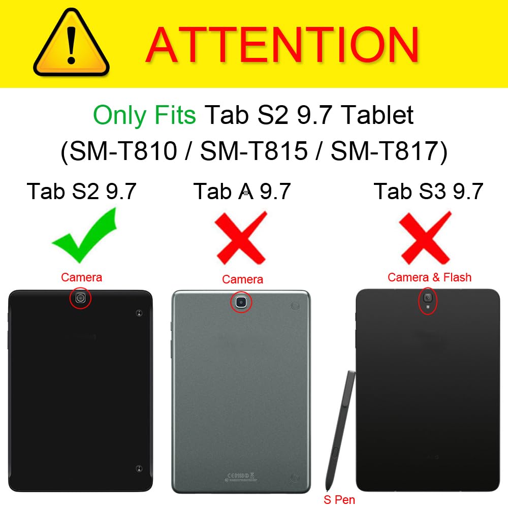 Foto 3 pulgar | Funda Fintie Slim Para Samsung Galaxy Tab S2 9.7 - Venta Internacional.