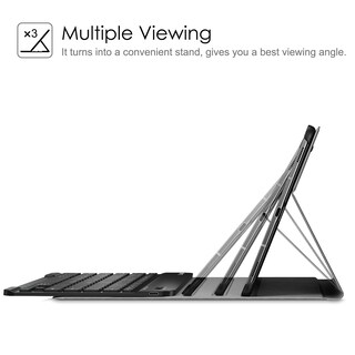 Foto 4 | Funda Con Teclado Fintie Para Samsung Galaxy Tab S6 10.5 2019, Color Negro - Venta Internacional.
