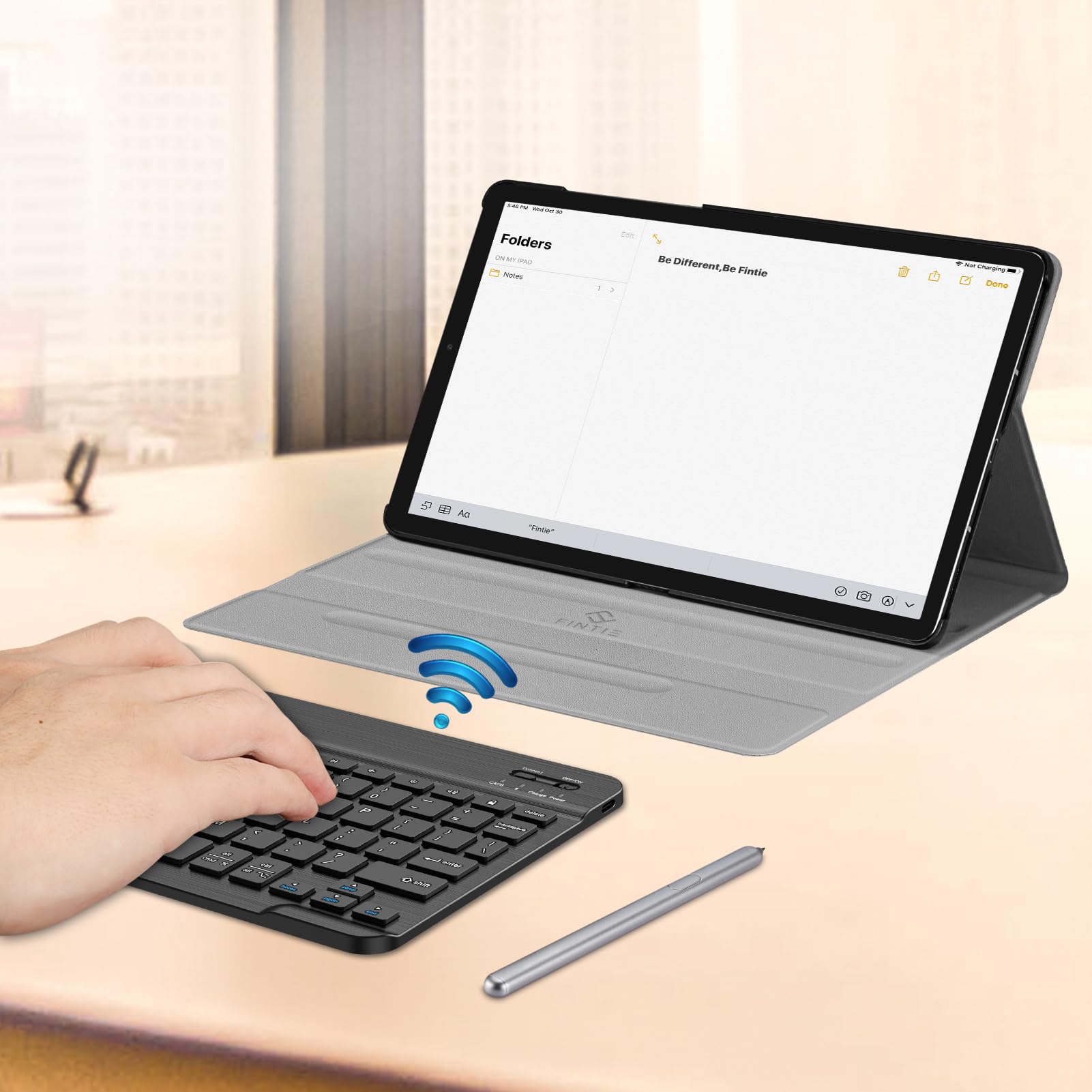 Foto 8 pulgar | Funda Con Teclado Fintie Para Samsung Galaxy Tab S6 10.5 2019, Color Negro - Venta Internacional.