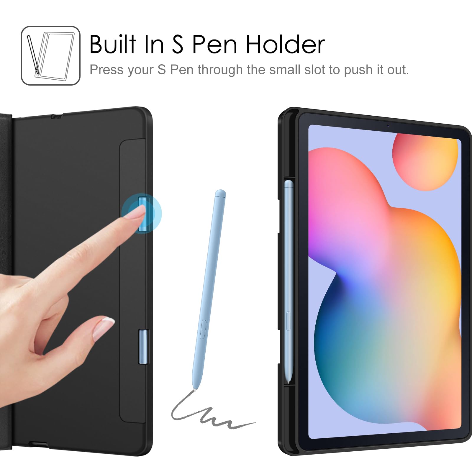 Foto 5 pulgar | Funda Con Teclado Fintie Para Samsung Galaxy Tab S6 Lite 10.4 - Venta Internacional.