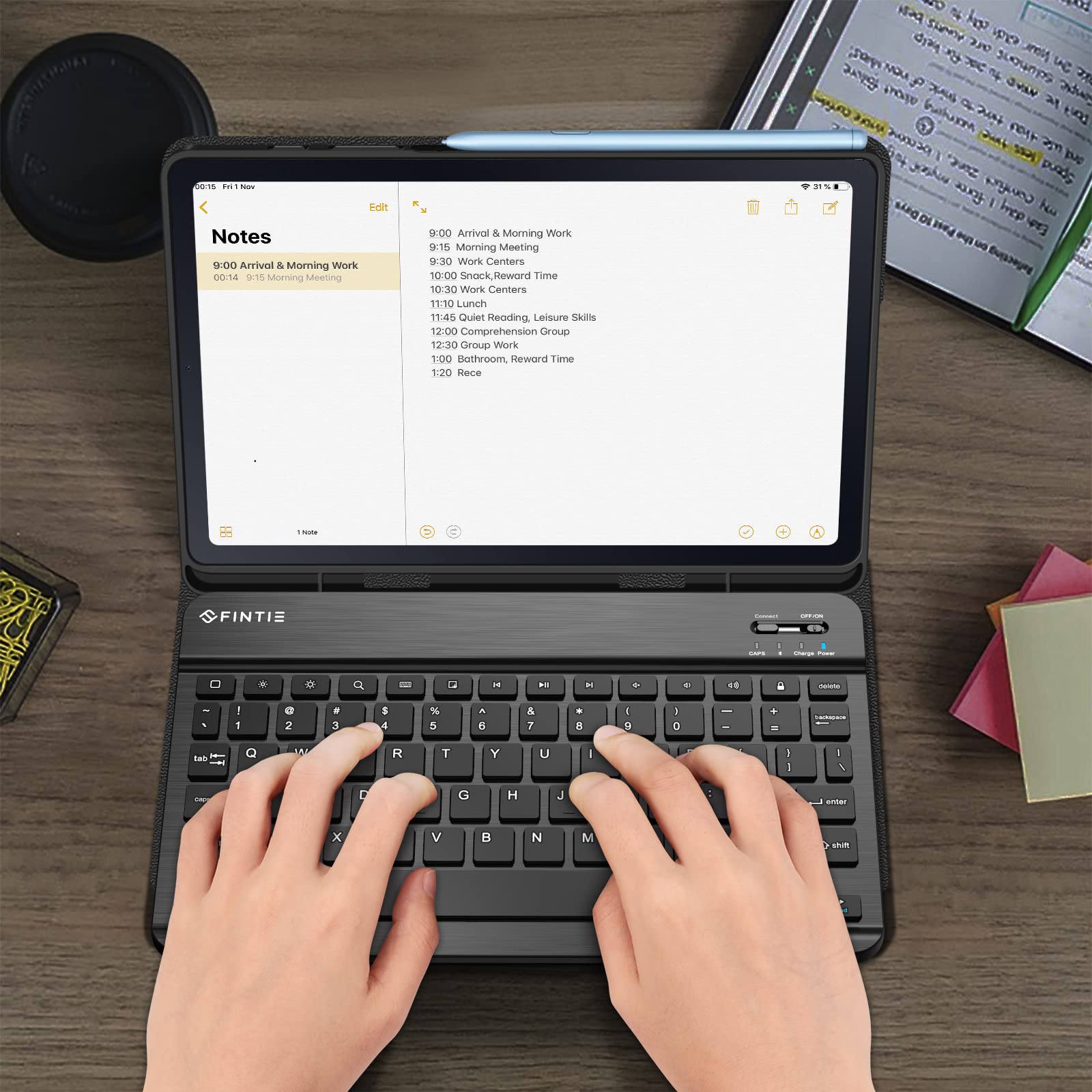 Foto 8 pulgar | Funda Con Teclado Fintie Para Samsung Galaxy Tab S6 Lite 10.4 - Venta Internacional.