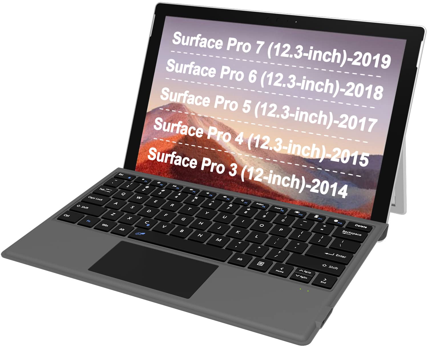 Foto 2 pulgar | Teclado Arteck Microsoft Surface Pro Type Cover Bluetooth - Venta Internacional.