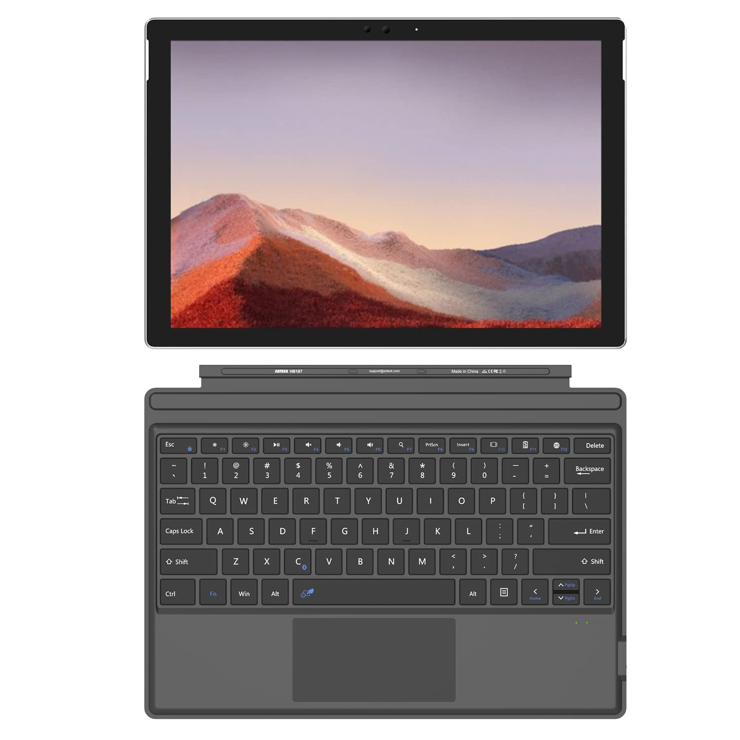 Foto 6 pulgar | Teclado Arteck Microsoft Surface Pro Type Cover Bluetooth - Venta Internacional.