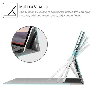 Foto 3 | Funda Fintie Para Microsoft Surface Pro 7 Plus De 12,3'', Color Turquesa - Venta Internacional.