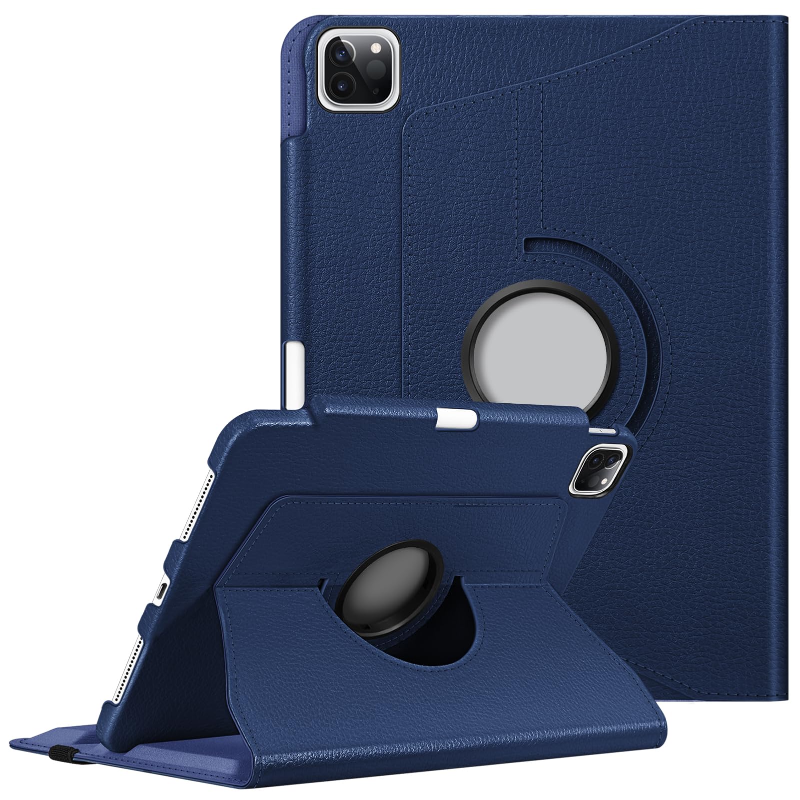 Foto 2 pulgar | Funda Giratoria Fintie Para Ipad Pro De 11 Pulgadas 2022/2021/2020/2018, Color Azul Marino - Venta Internacional.
