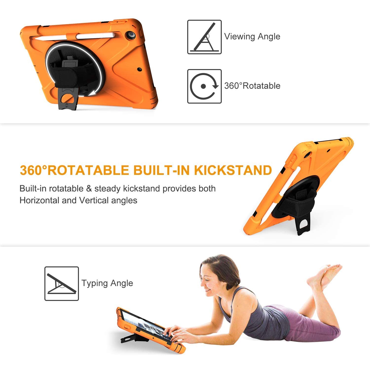 Foto 5 pulgar | Funda Para Ipad Tsqqst Para Niños De 9.ª, 8.ª Generación, 10.2 Pulgadas, Con Accesorios - Venta Internacional.
