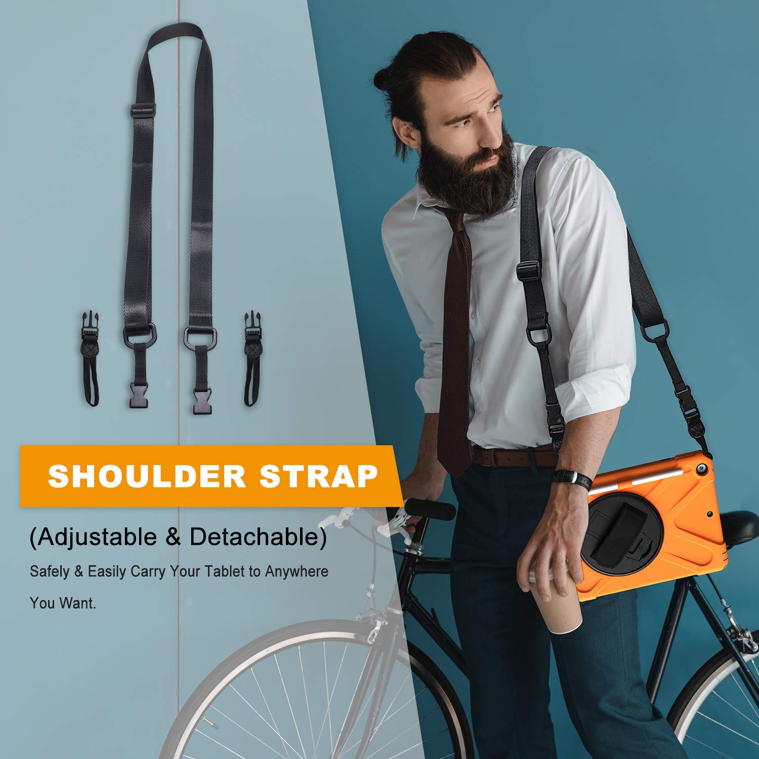 Foto 6 | Funda Para Ipad Tsqqst Para Niños De 9.ª, 8.ª Generación, 10.2 Pulgadas, Con Accesorios - Venta Internacional.