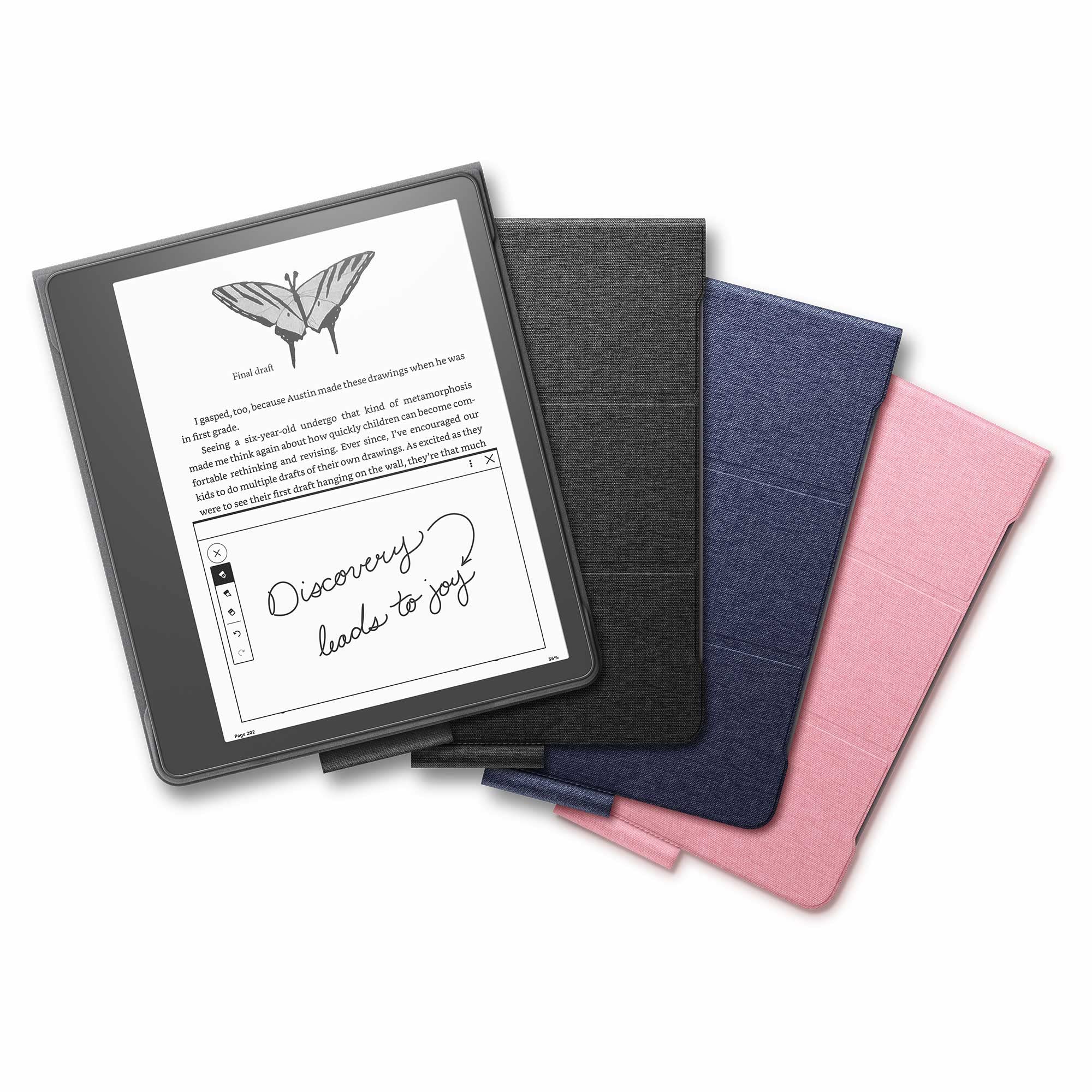 Foto 8 pulgar | Funda Tipo Folio Amazon Kindle Scribe De Tela Con Cierre Magnético - Venta Internacional.