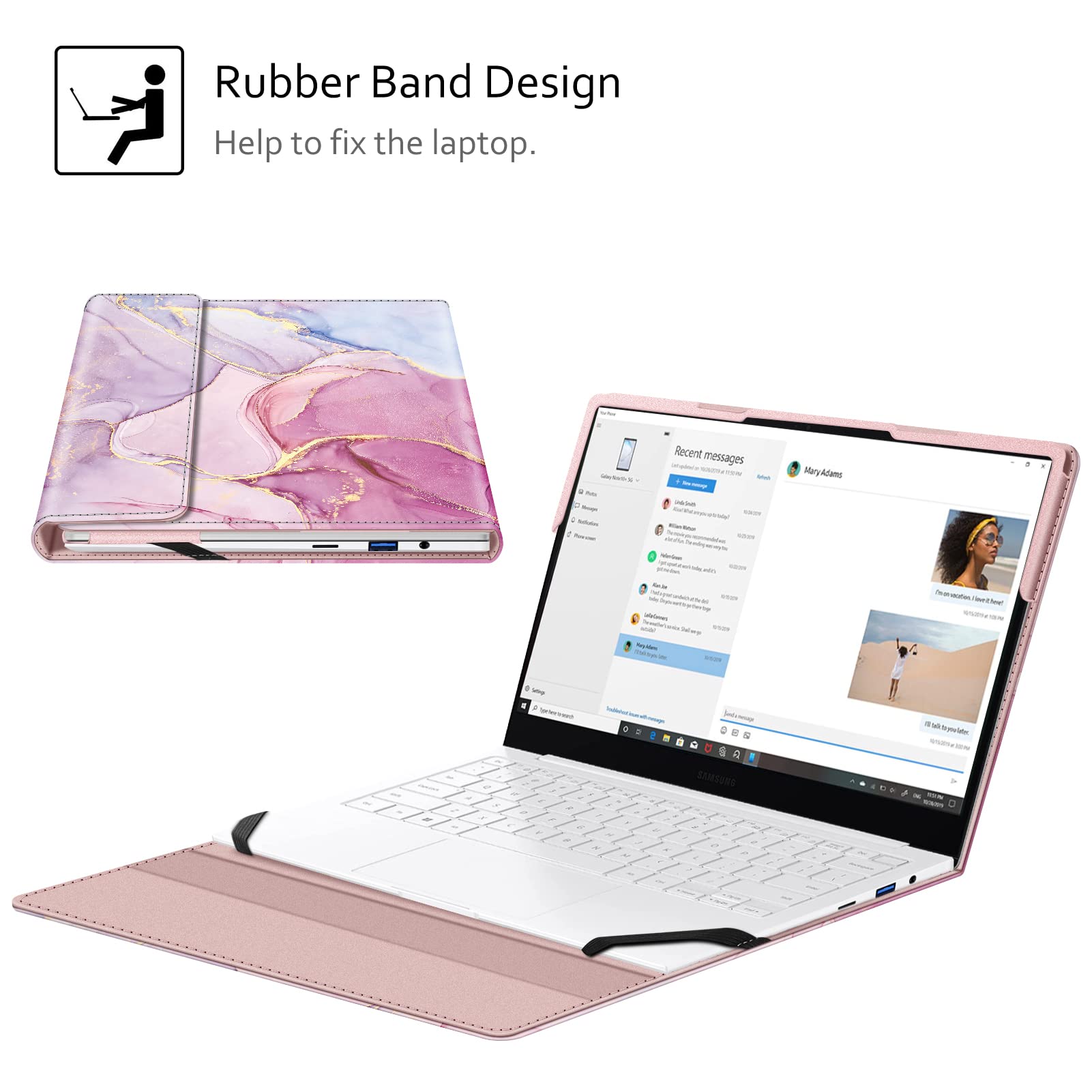 Foto 6 pulgar | Funda Tipo Funda Fintie Para Samsung Galaxy Book3 360 13.3 - Venta Internacional.