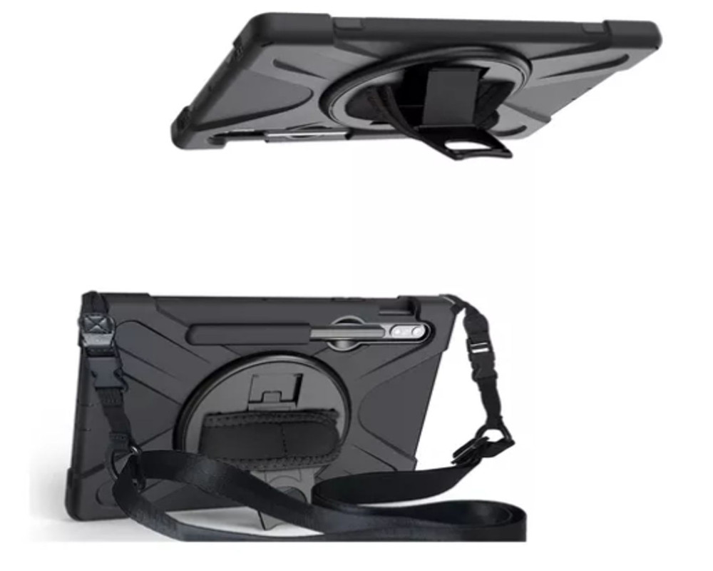 Foto 4 pulgar | Funda De Uso Rudo Para Samsung Galaxy Tab S10 Fe  De 10.9 '' Case Resistente A Caidas Con Correa