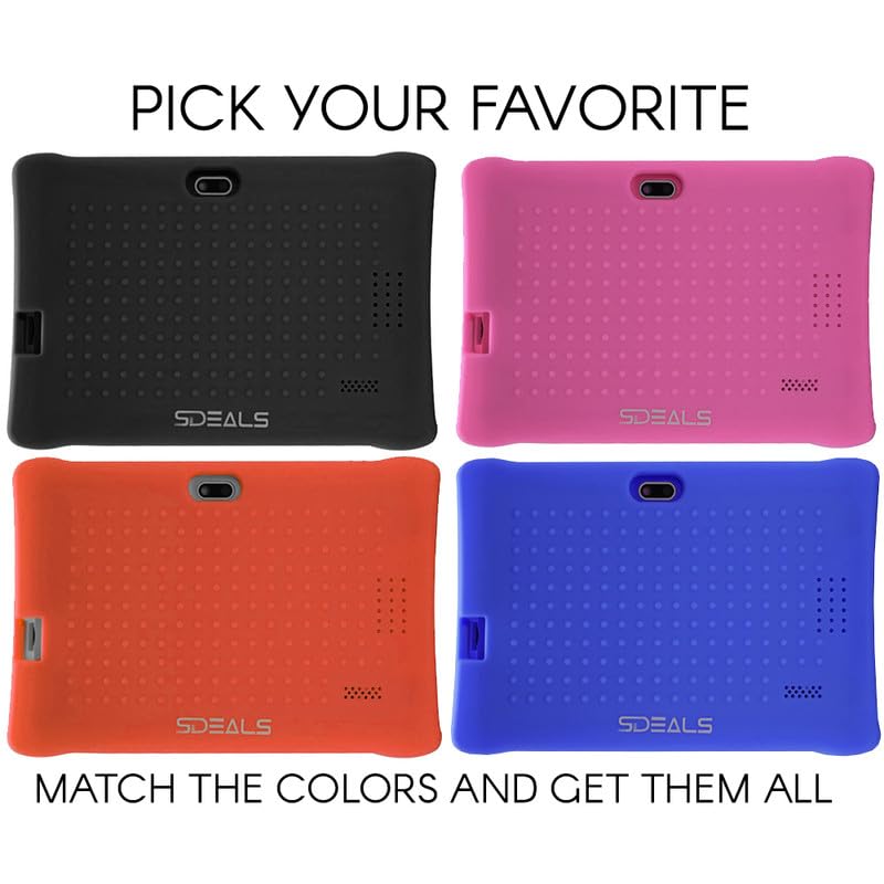 Foto 4 pulgar | Funda De Silicona Sdeals Para Tabletas De 7 Pulgadas, Color Azul - Venta Internacional.