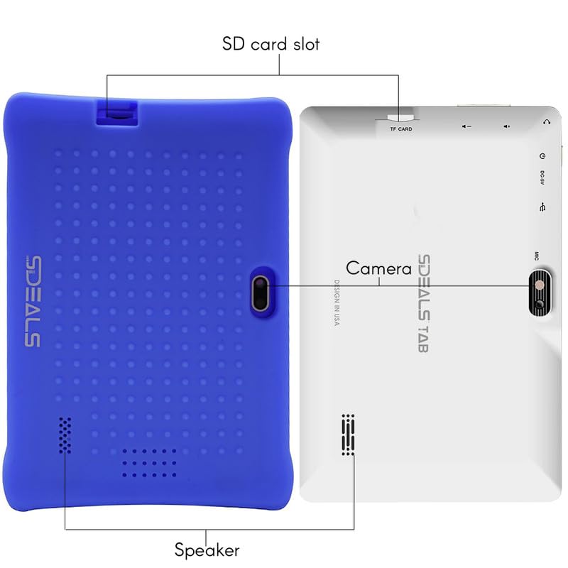 Foto 5 pulgar | Funda De Silicona Sdeals Para Tabletas De 7 Pulgadas, Color Azul - Venta Internacional.