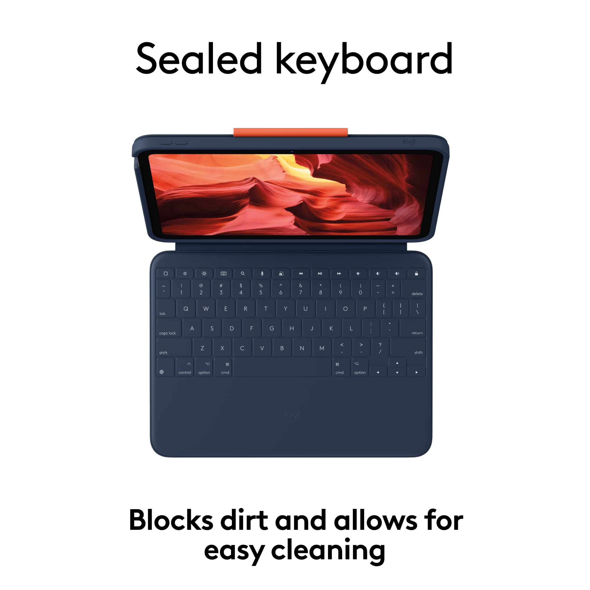 Foto 3 pulgar | Funda Protectora Con Teclado Logitech Rugged Combo 4 Para Ipad - Venta Internacional.