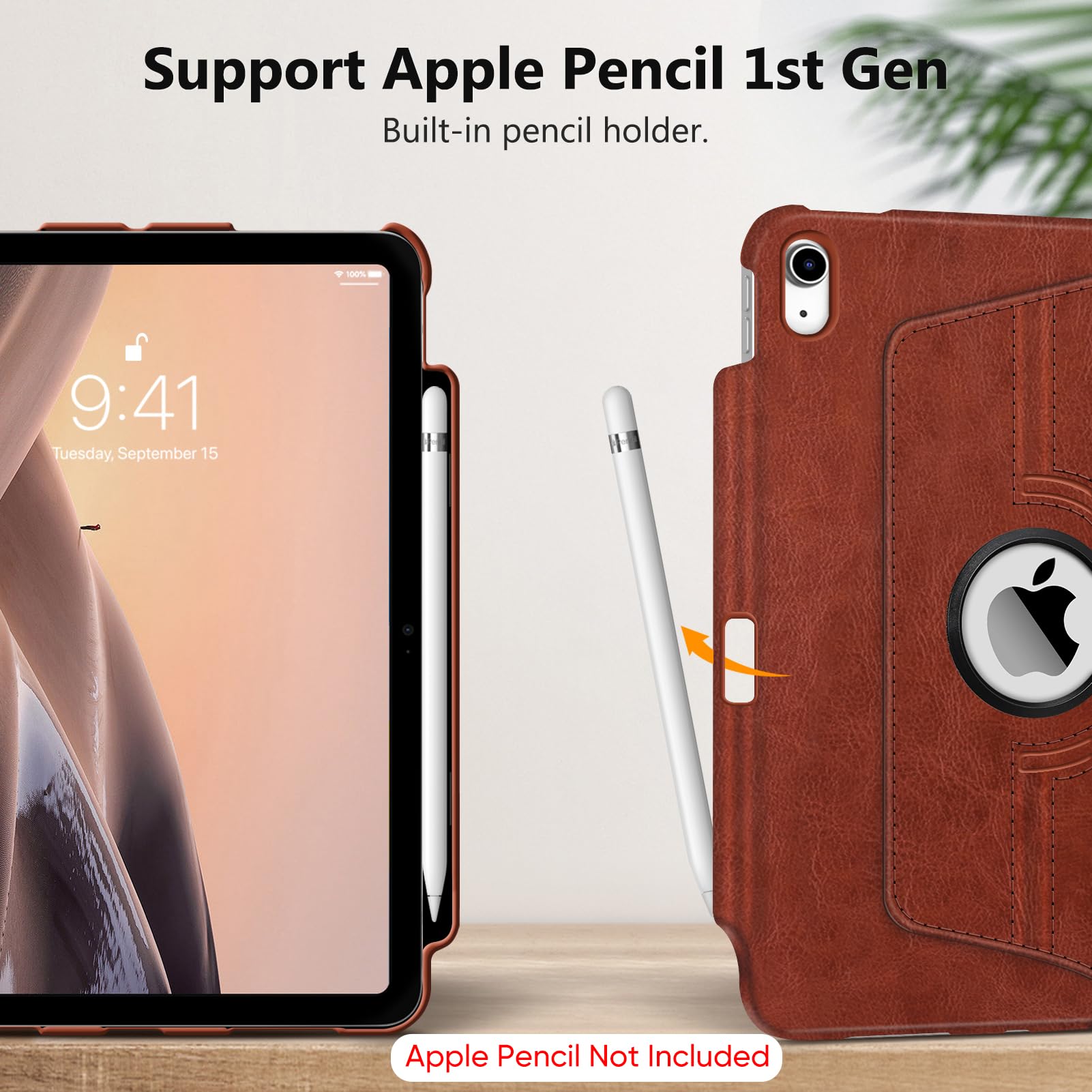 Foto 5 | Funda Giratoria Fintie Para Ipad 10.9 Pulgadas De 10.ª Generación (2022) Con Lápiz - Venta Internacional.