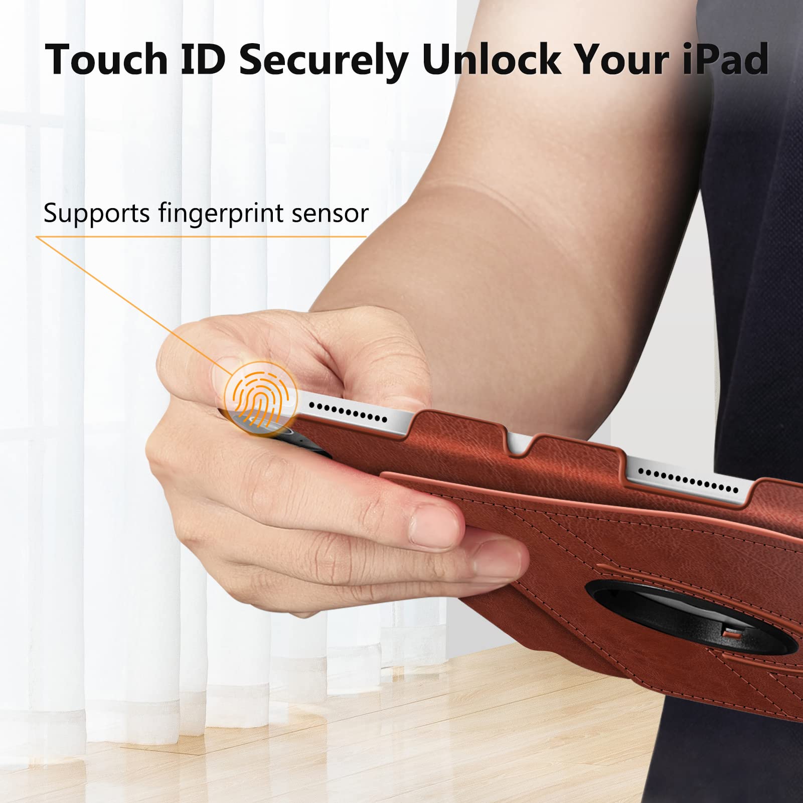 Foto 7 | Funda Giratoria Fintie Para Ipad 10.9 Pulgadas De 10.ª Generación (2022) Con Lápiz - Venta Internacional.
