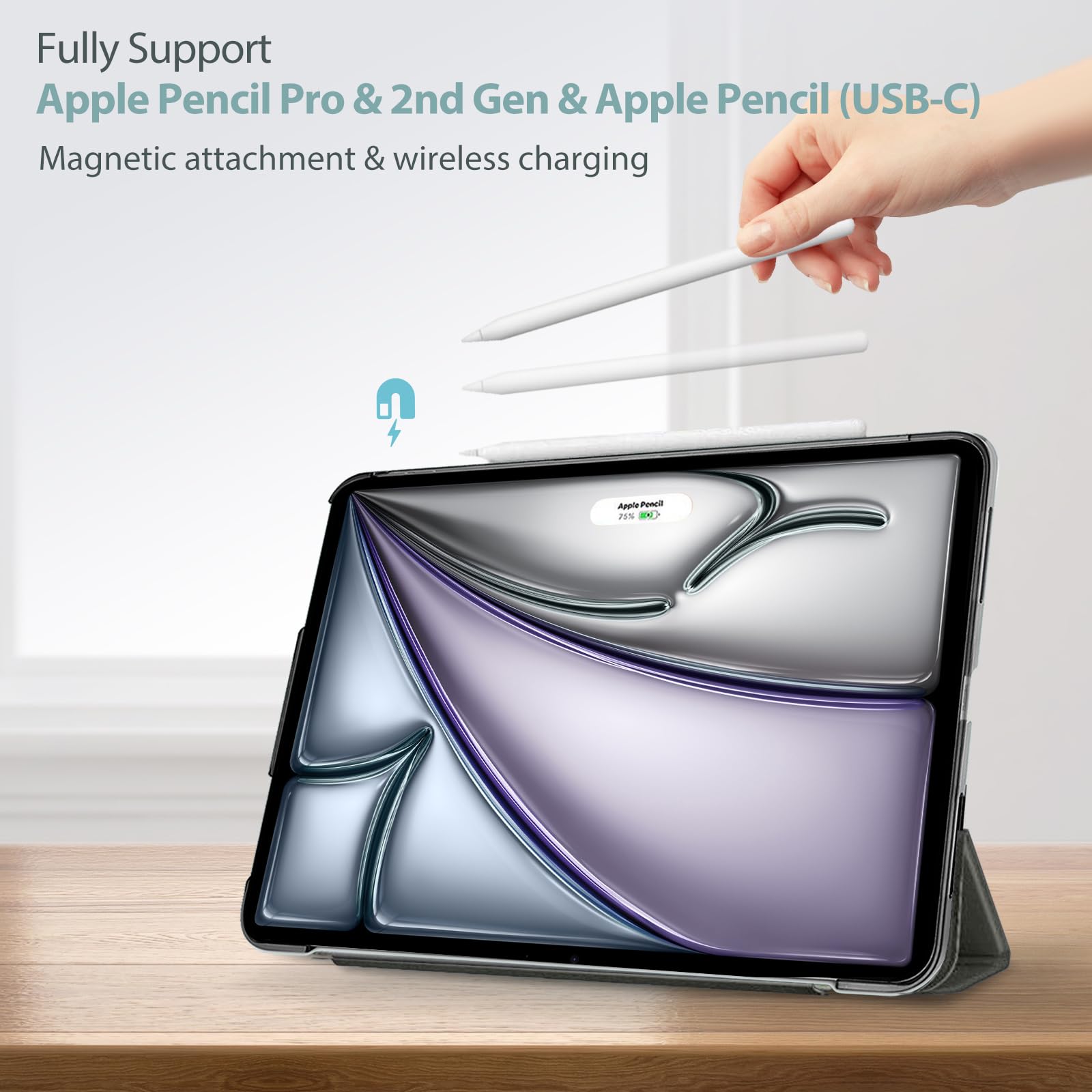Foto 4 pulgar | Smart Case Procase Para Ipad Air De 11 Pulgadas 2025/2024/10,9 Pulgadas - Venta Internacional.