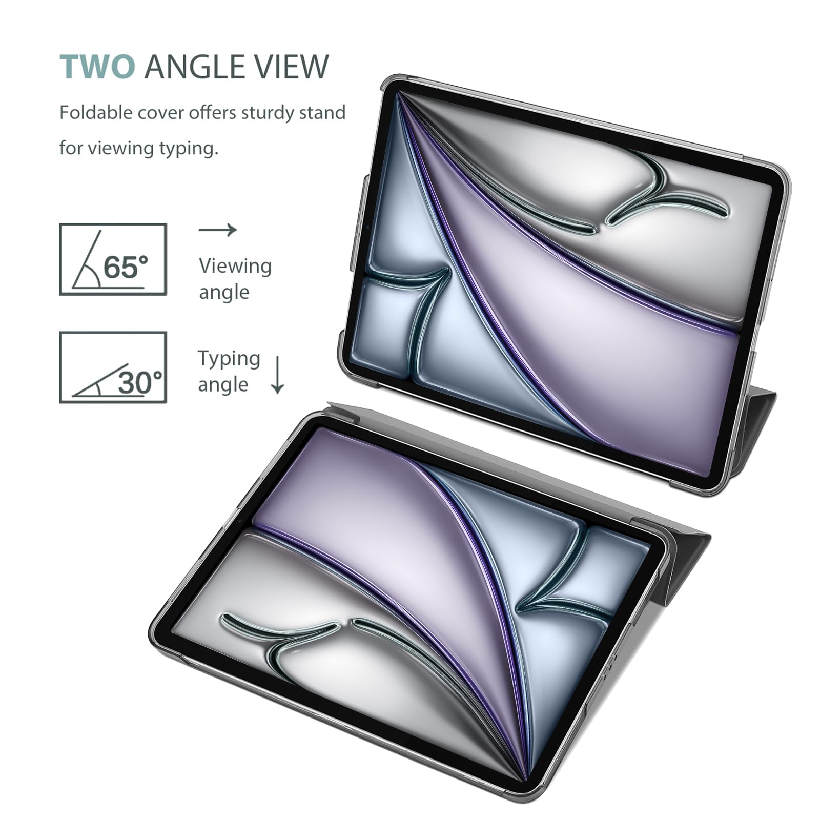 Foto 5 | Smart Case Procase Para Ipad Air De 11 Pulgadas 2025/2024/10,9 Pulgadas - Venta Internacional.