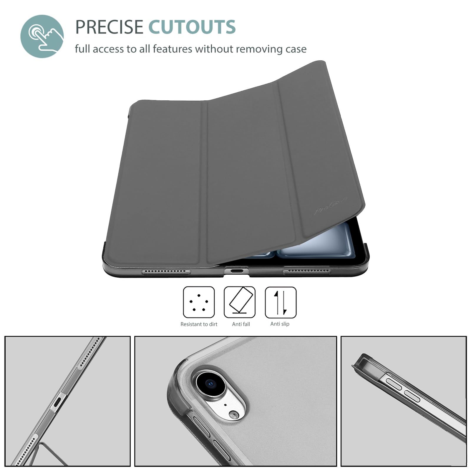 Foto 7 pulgar | Smart Case Procase Para Ipad Air De 11 Pulgadas 2025/2024/10,9 Pulgadas - Venta Internacional.