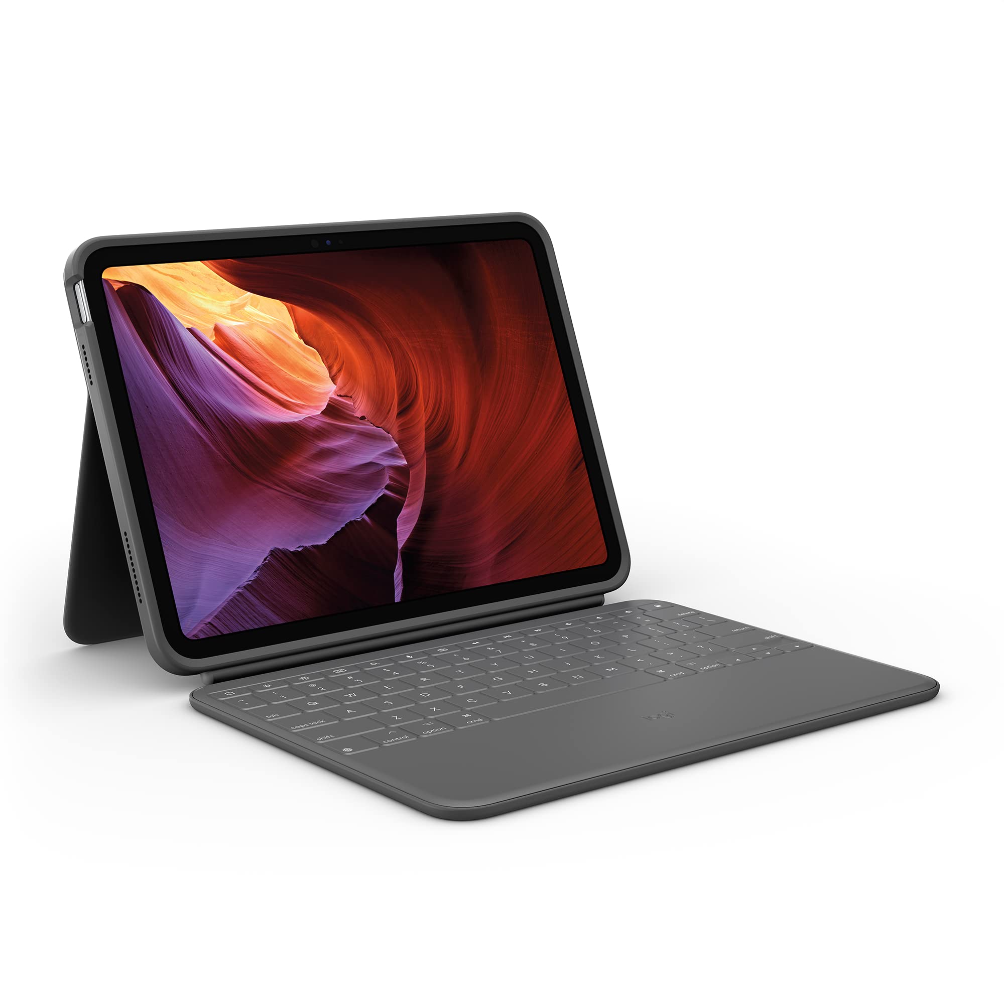 Funda Protectora Con Teclado Logitech Rugged Folio Para Ipad - Venta Internacional.