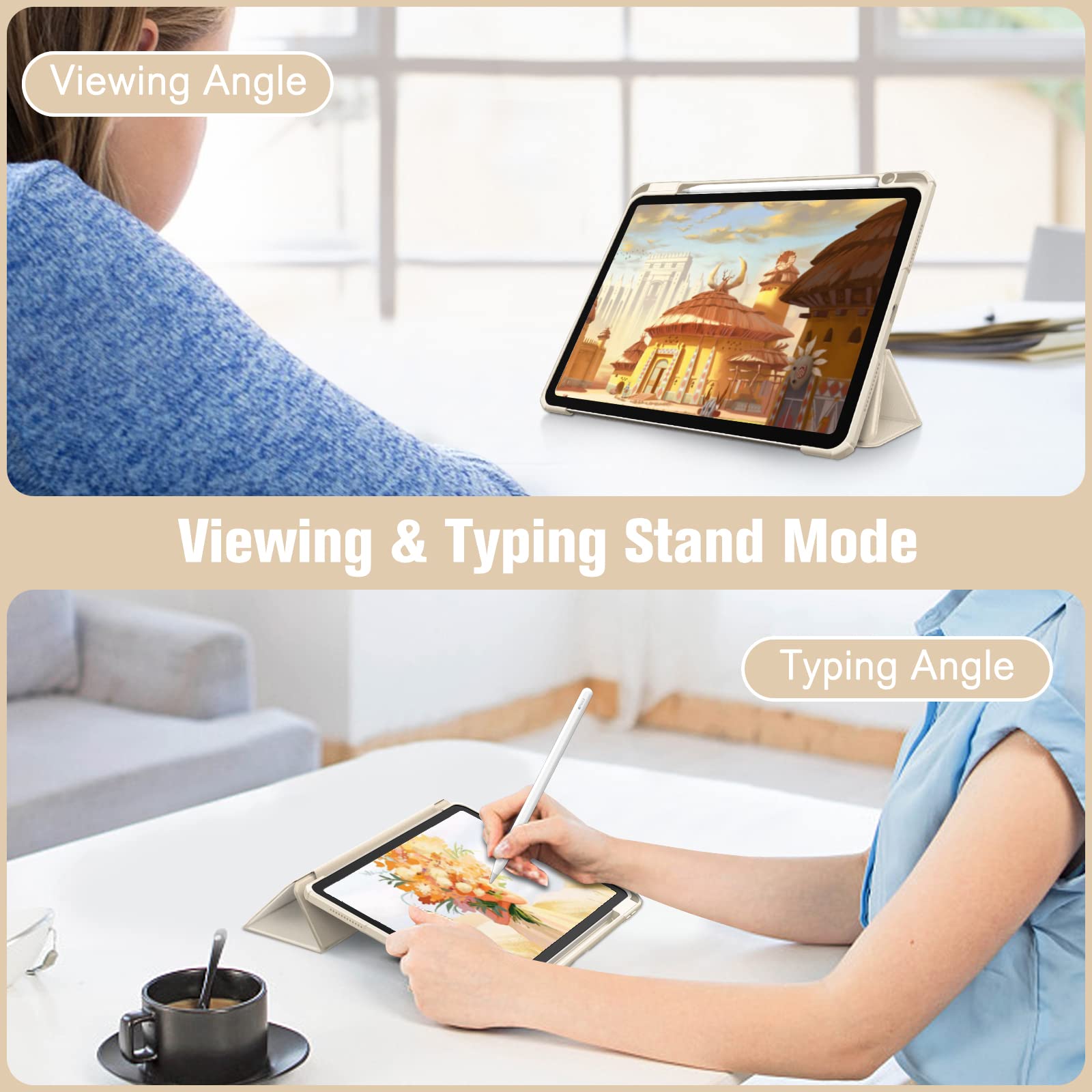 Foto 5 pulgar | Funda Fintie Hybrid Slim Para Ipad Air M2 De 11 Pulgadas (2024) - Venta Internacional.